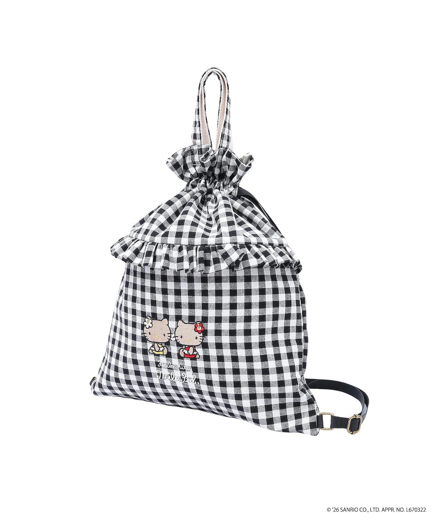 MILKFED. × HELLO KITTY SUN-KISSED F2F DRAWSTRING BAG