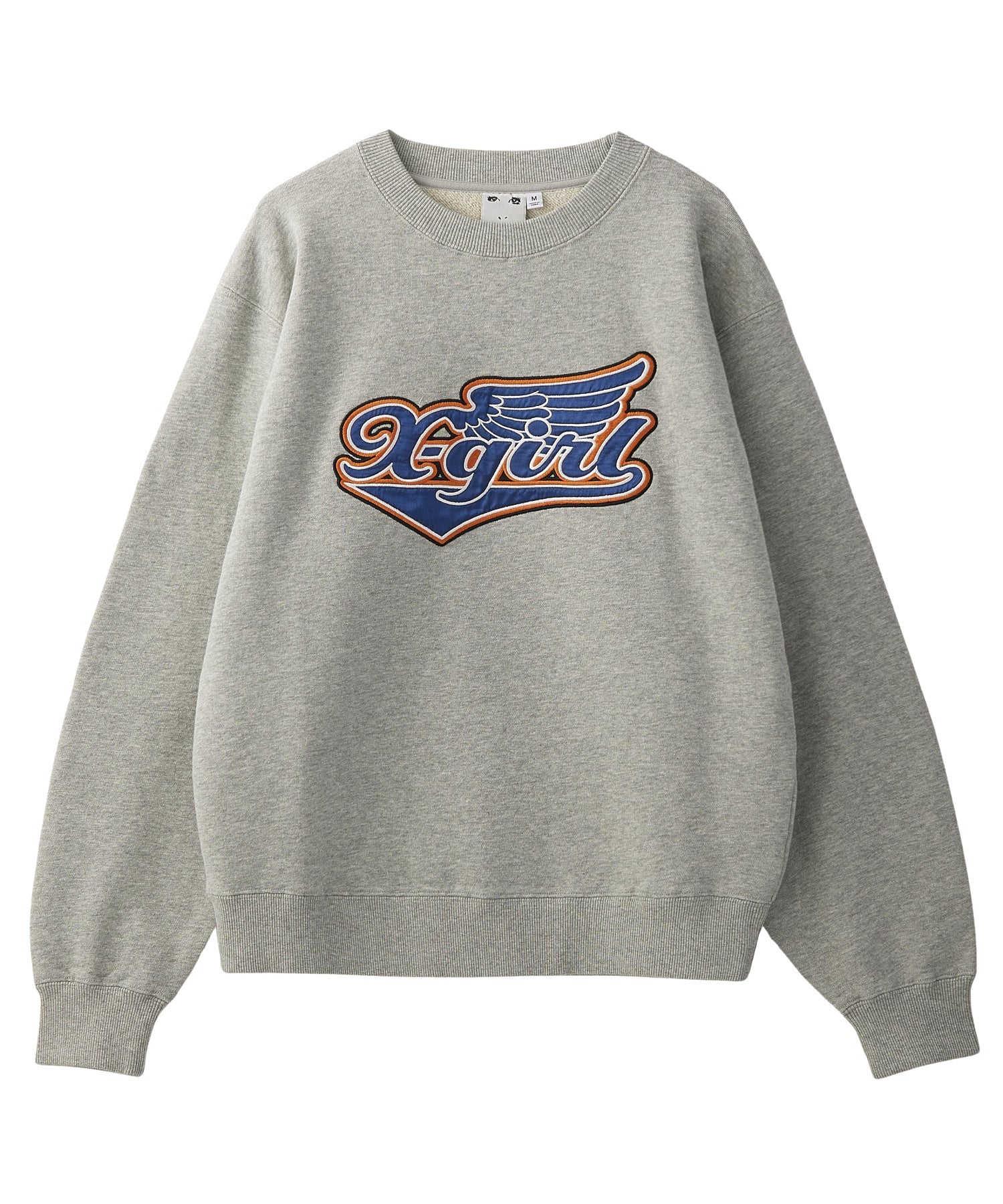 WING LOGO PATCH CREWNECK SWEAT TOP