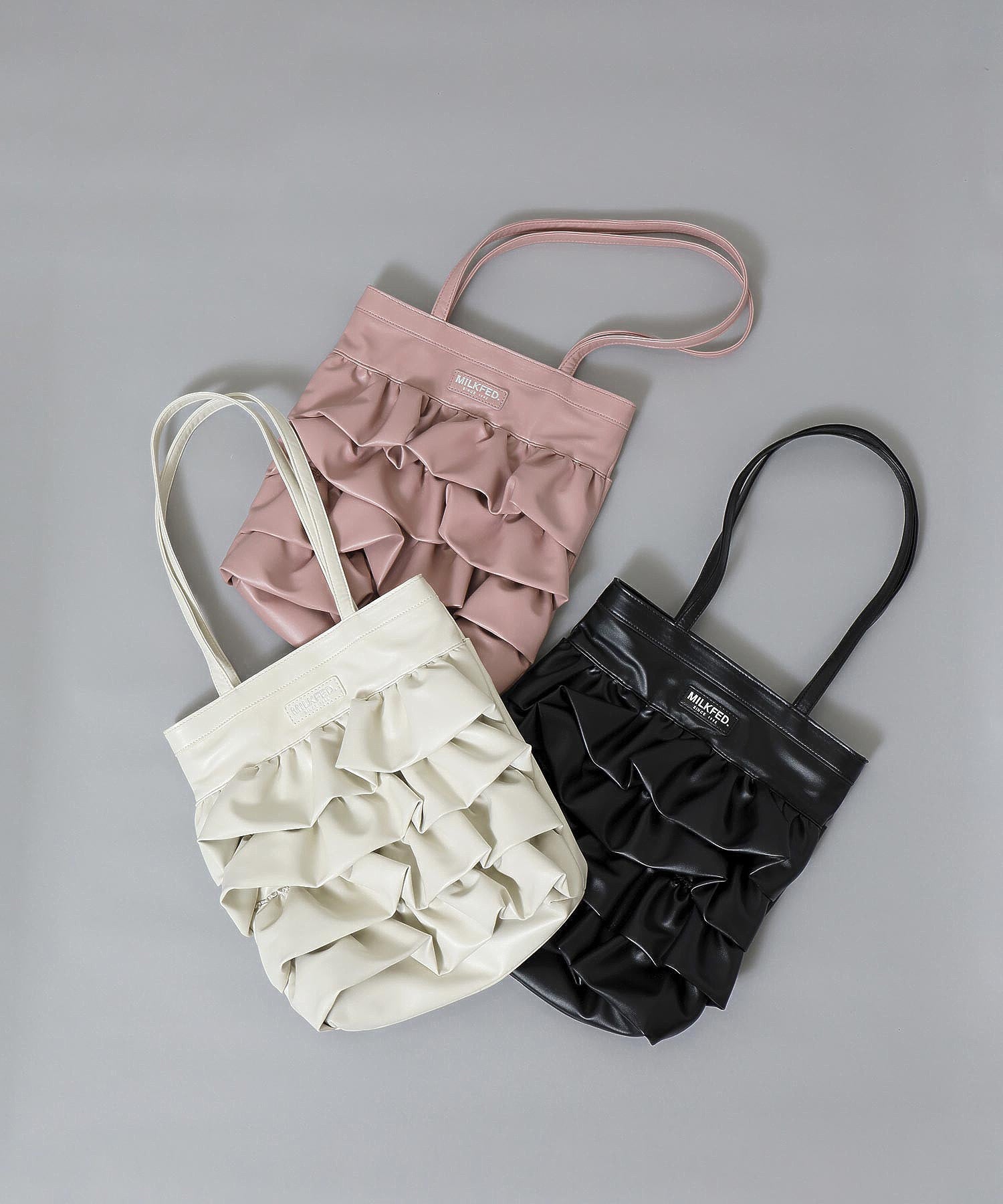 TIERED RUFFLE TOTE