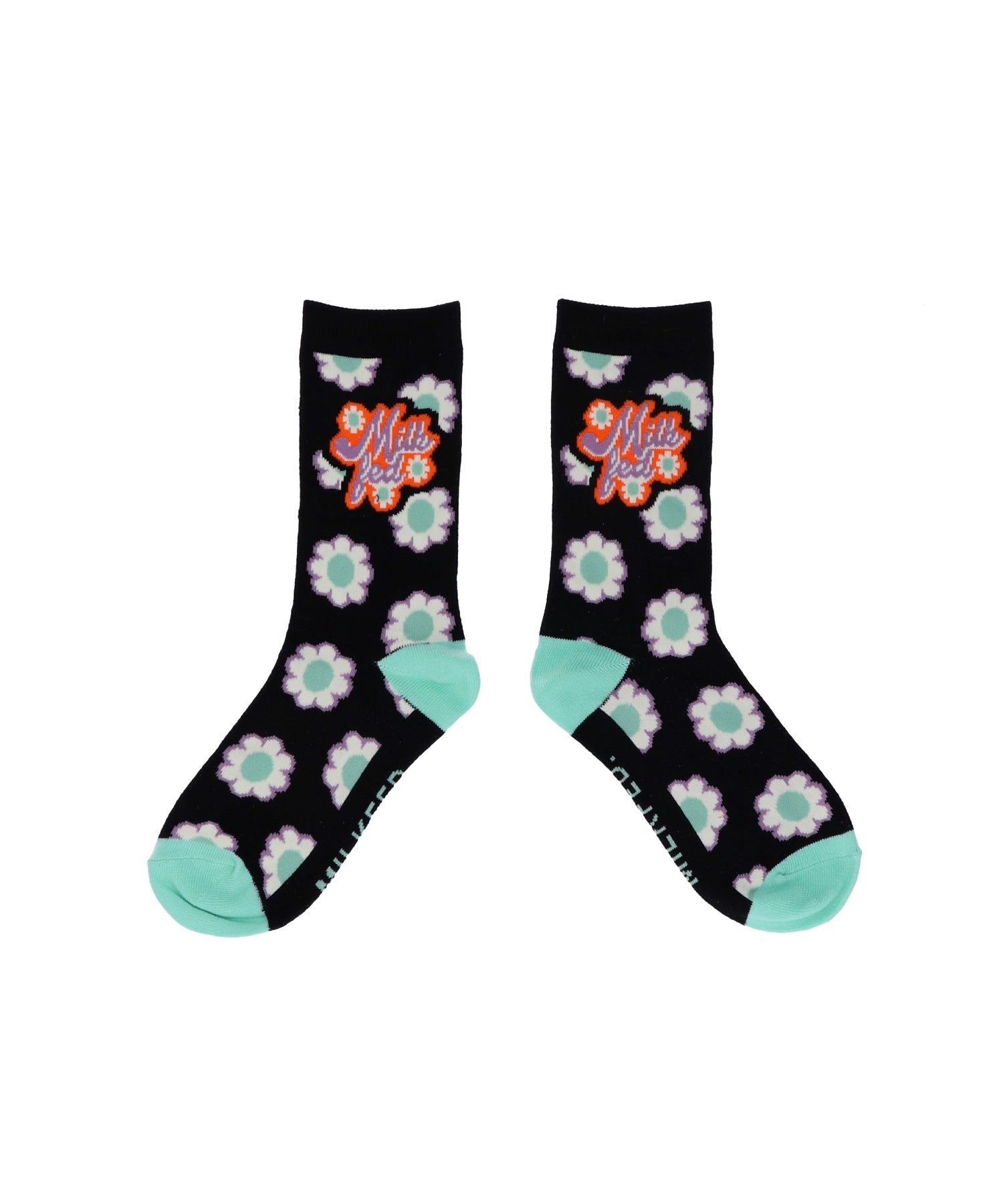 FLOWER LOGO JACQUARD SOCKS