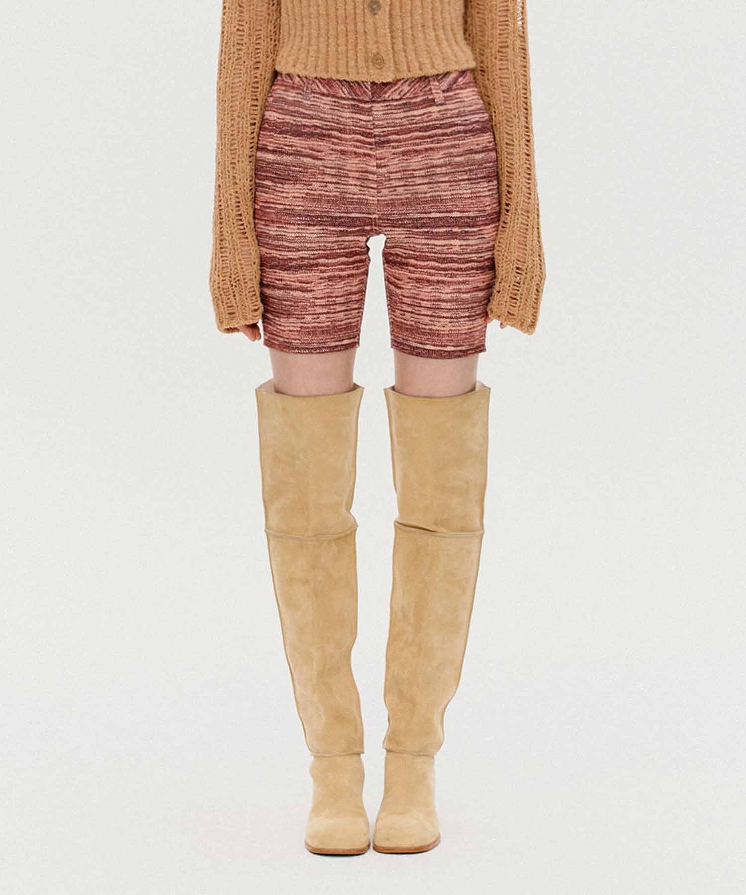 THE OPEN PRODUCT /ザオープンプロダクト/ PRINTED FITTED SHORTS GTO221PT003