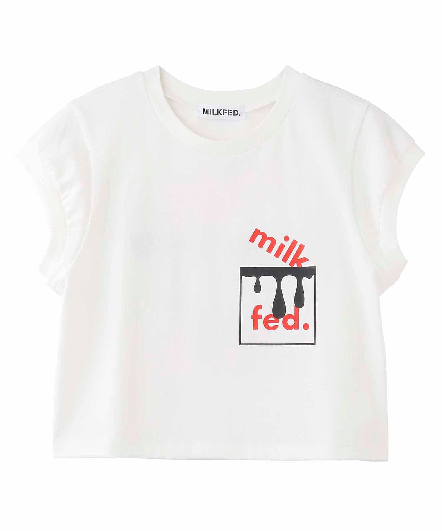 DRIP LOGO CROPPED TOP MILKFED.