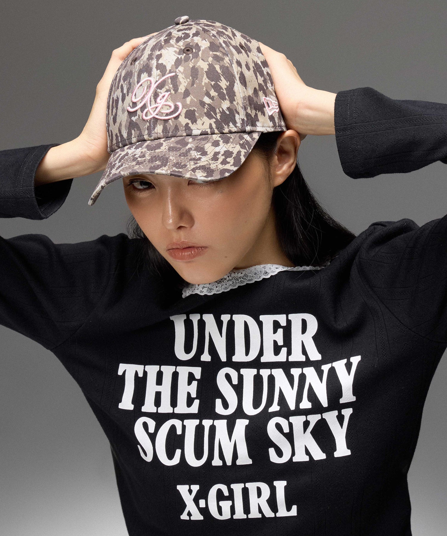 X-girl x NEW ERA R 9FORTY TM EMBROIDERED XG LOGO CAP