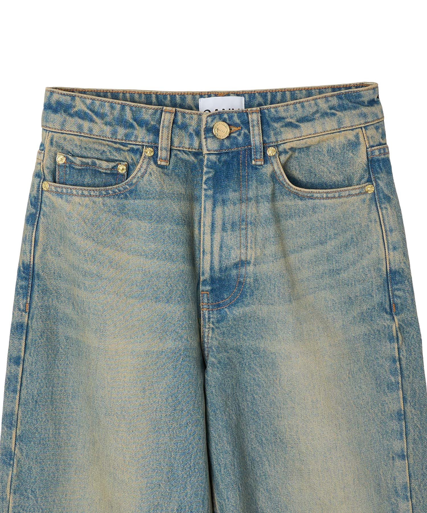 GANNI/ESSENTIALS TINT RIGID DENIM IZEY