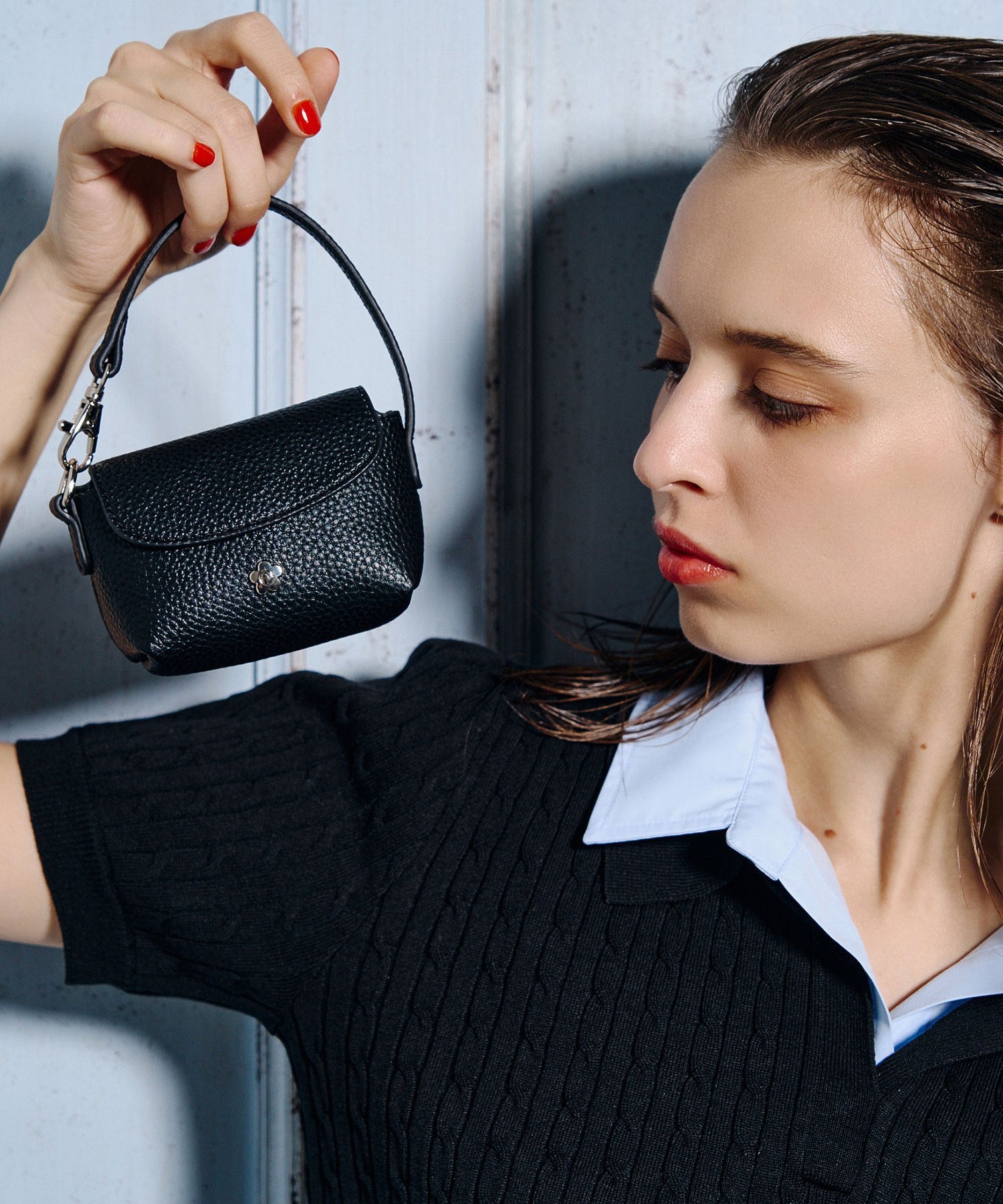 MARY QUANT/DAISY MINI BAG CHARM