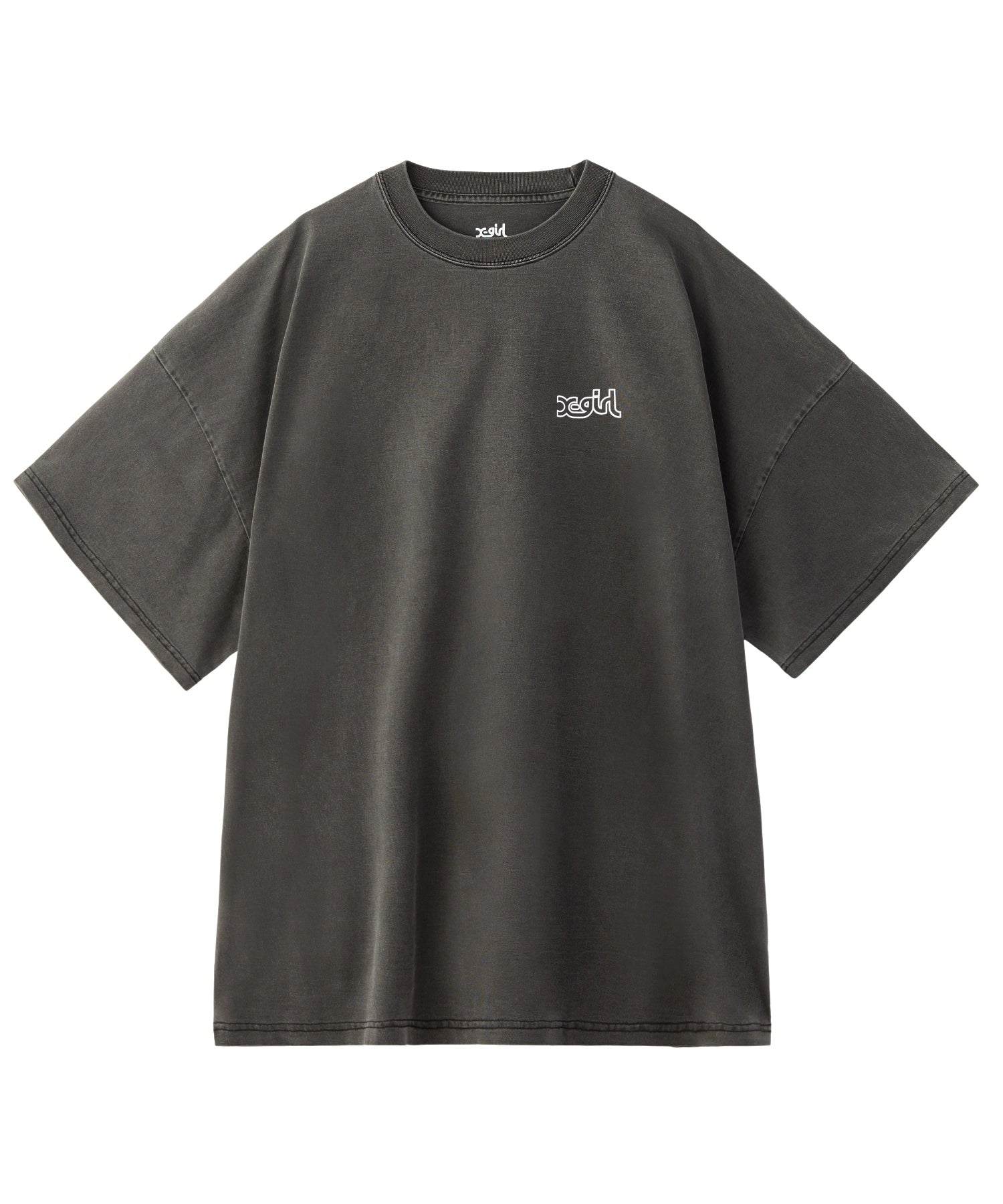 OVER PRINT MILLS LOGO S/S BIG TEE DRESS