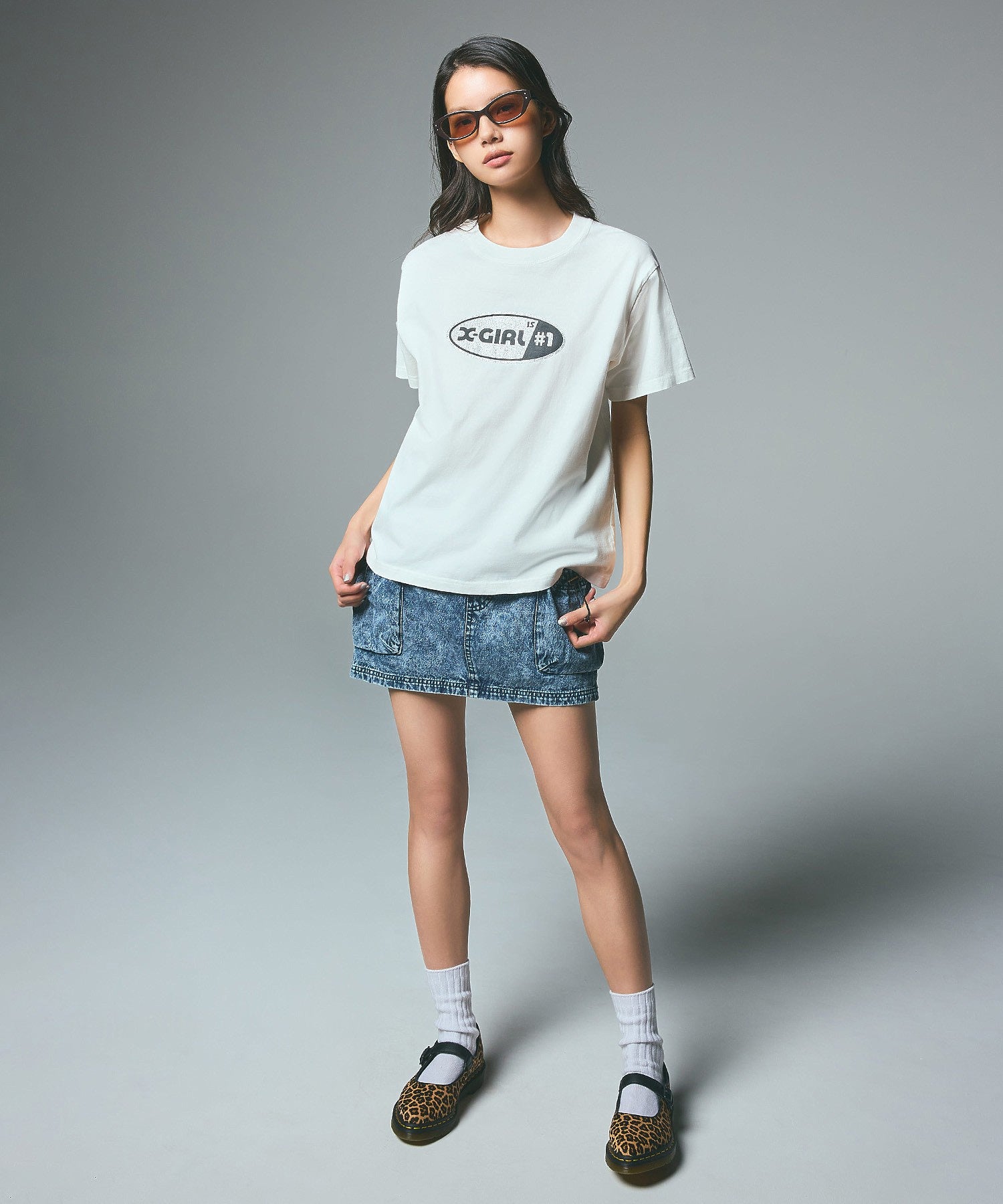 DENIM EASY MINI SKIRT