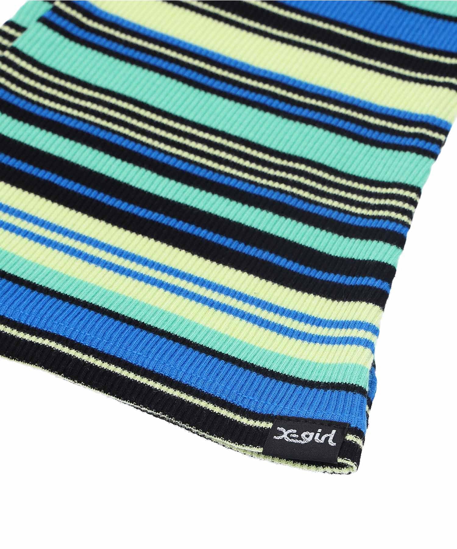 STRIPED LEG WARMER X-girl