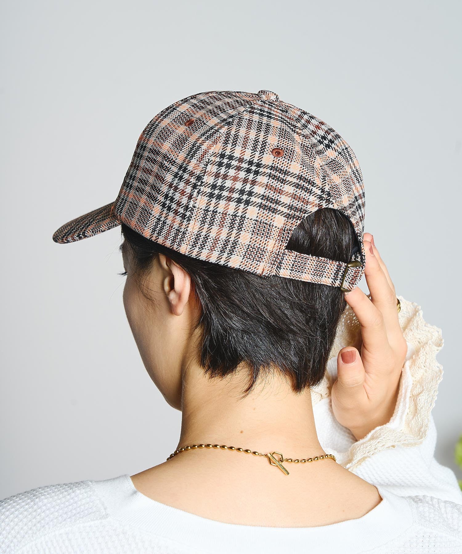 CREOLME/CHECK PATTERN CAP