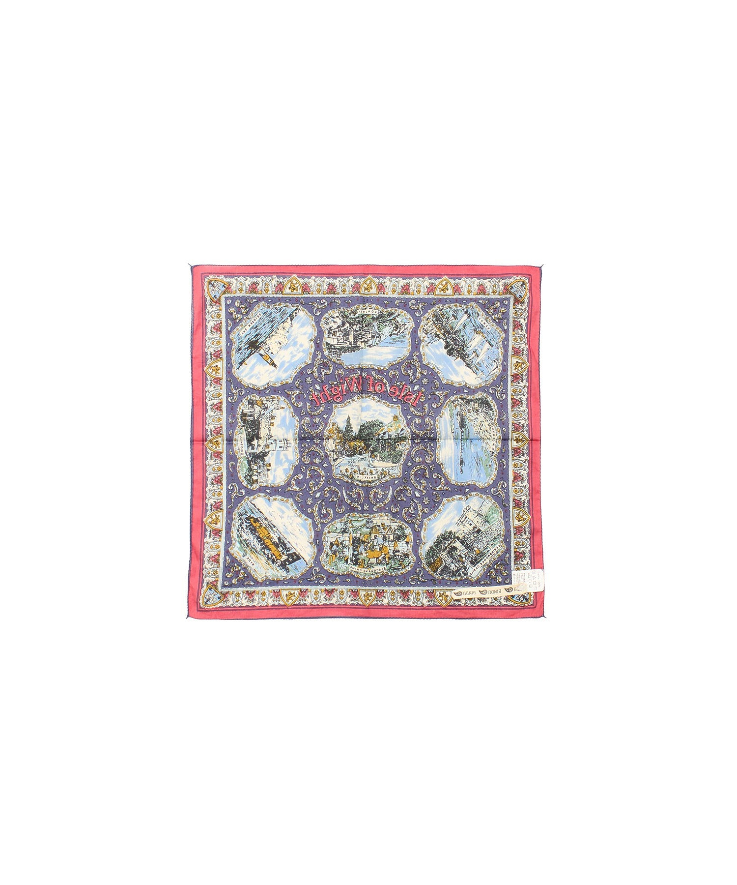 BINDU/Cotton Voile Wight Map Bandana