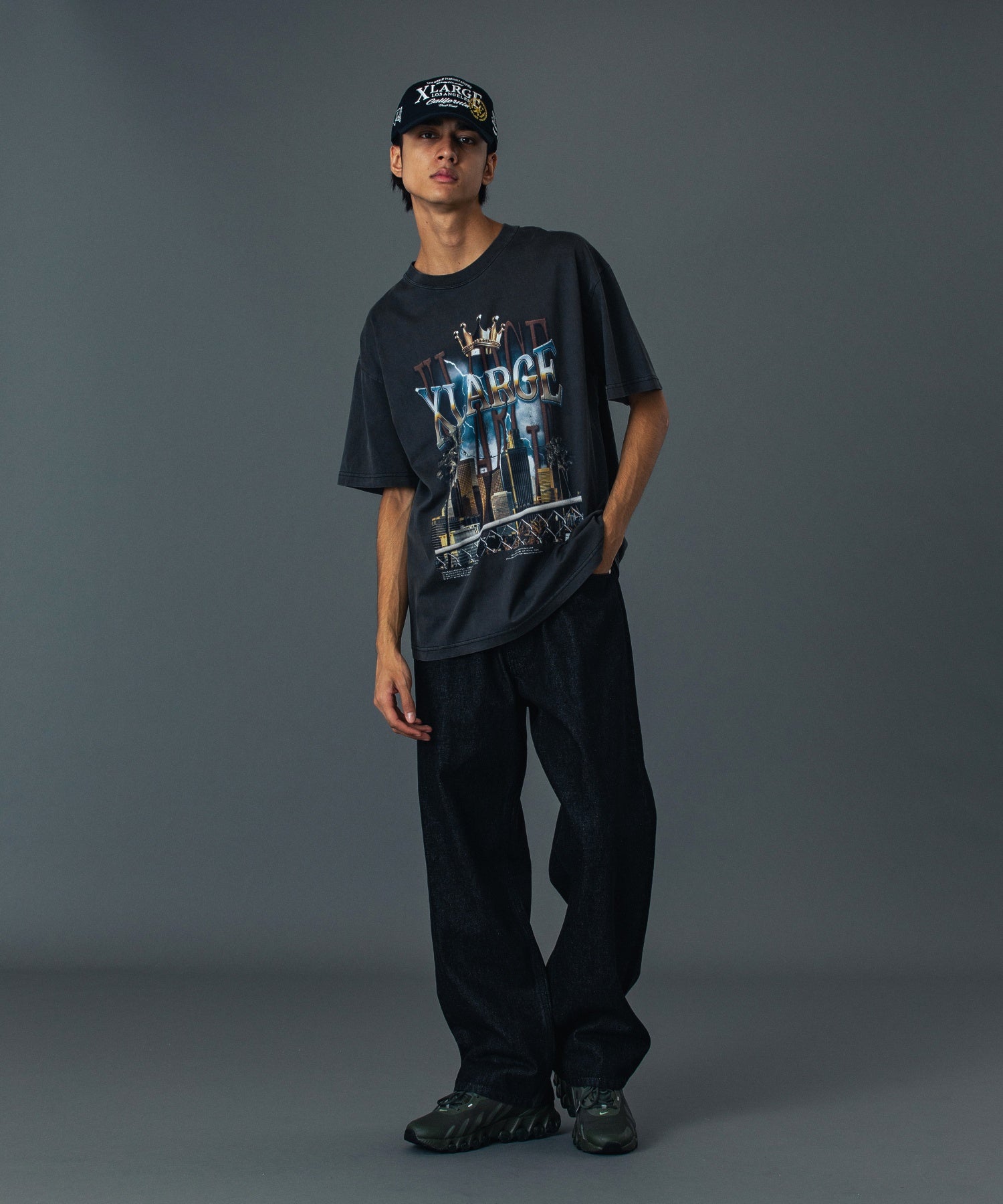 STAR LOGO DENIM PANTS