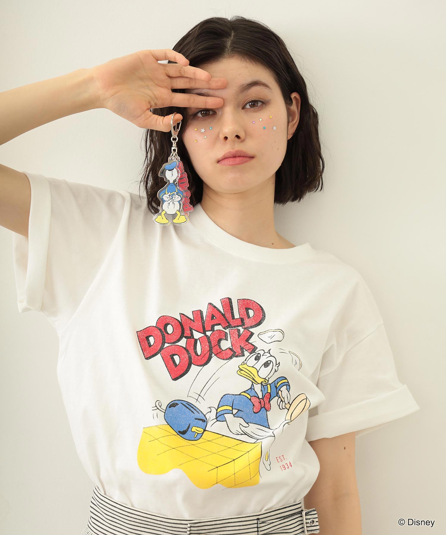 DONALD DUCK / BACK VIEW KEYCHAIN