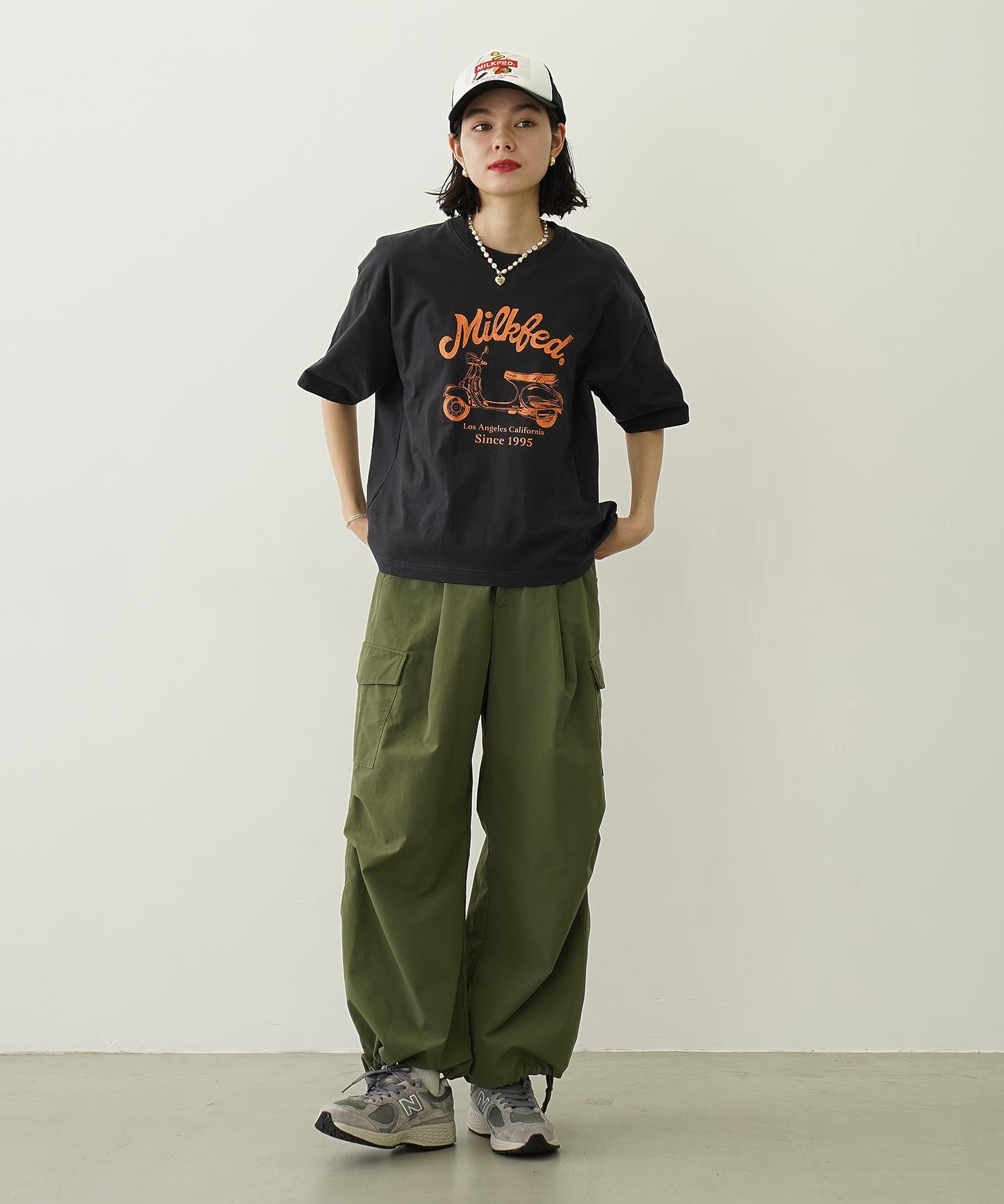 MILITARY WIDE LEG PANTS