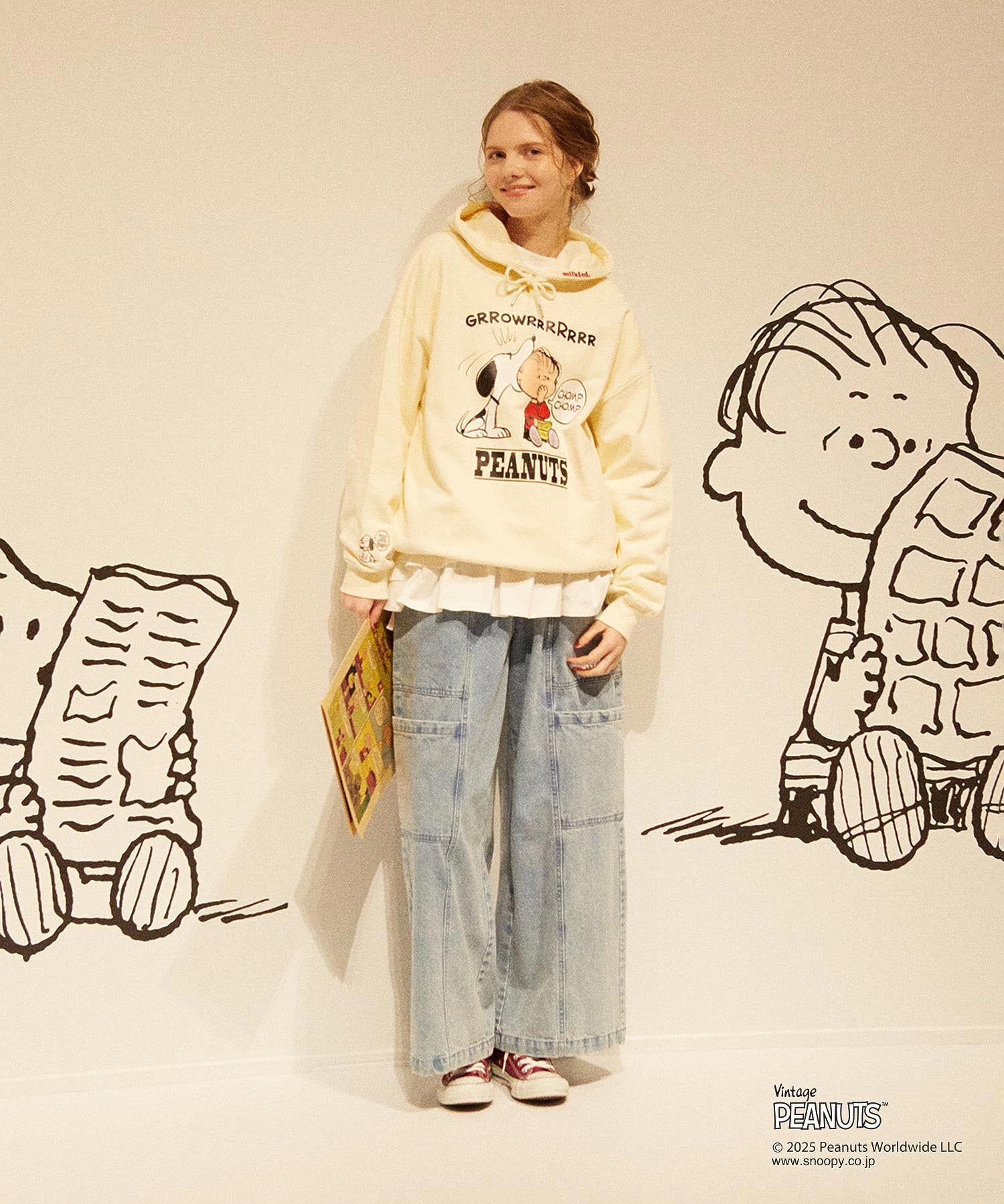 MILKFED. × PEANUTS HOODIE