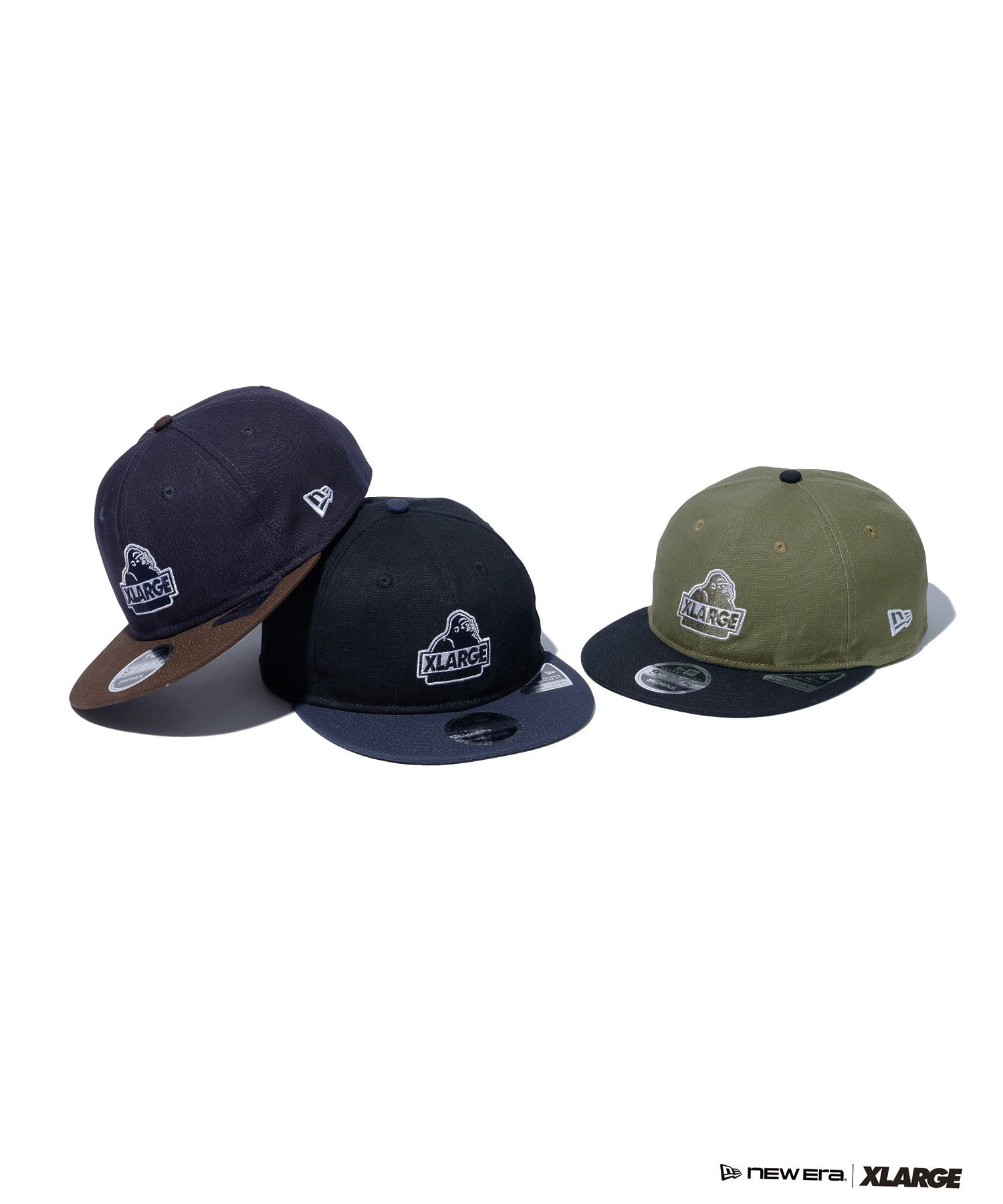 XLARGE×NEW ERA OLD OG RETRO CROWN SNAPBACK CAP