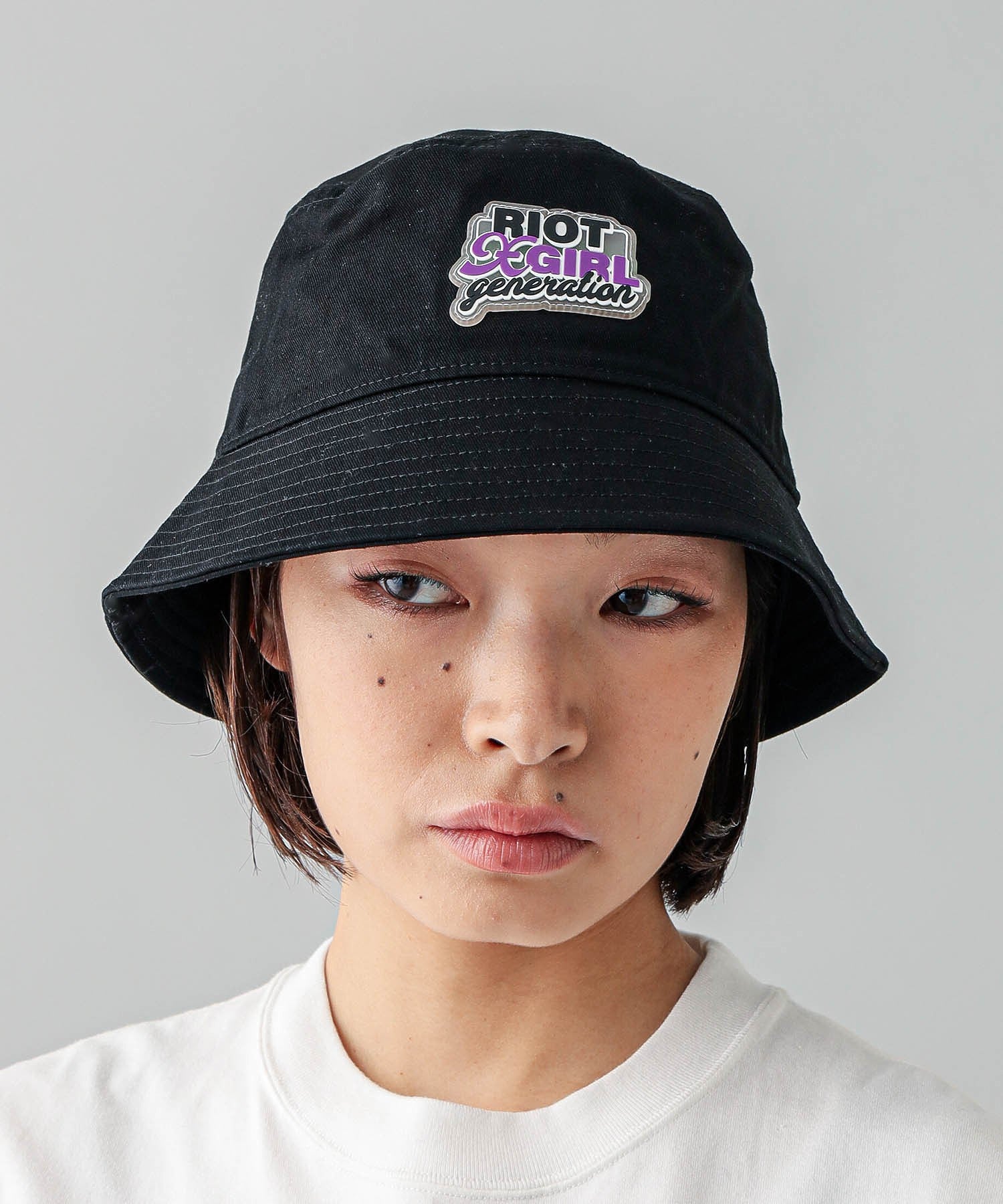 DOUBLE LOGO BUCKET HAT X-girl