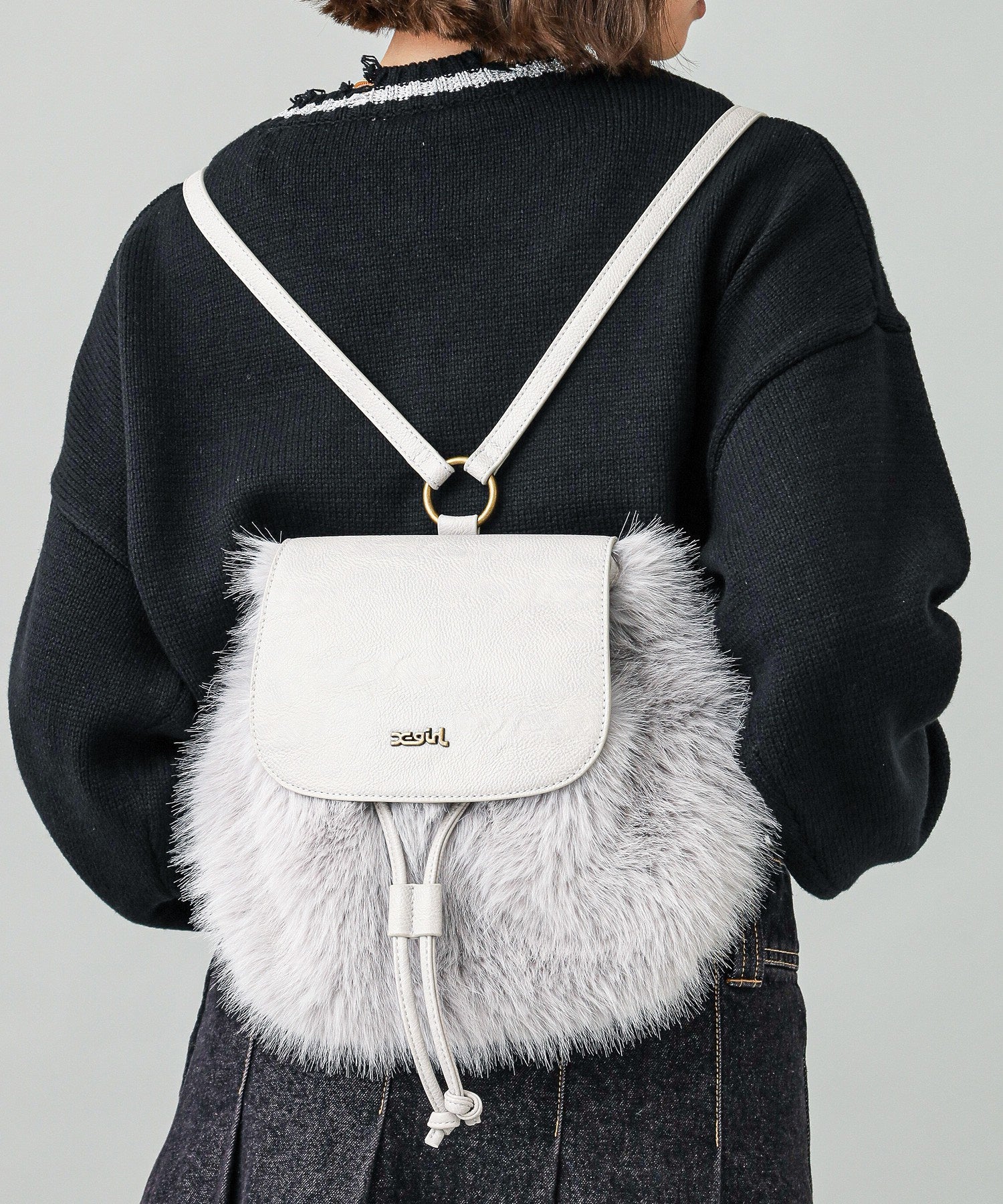 FAUX FUR BAG