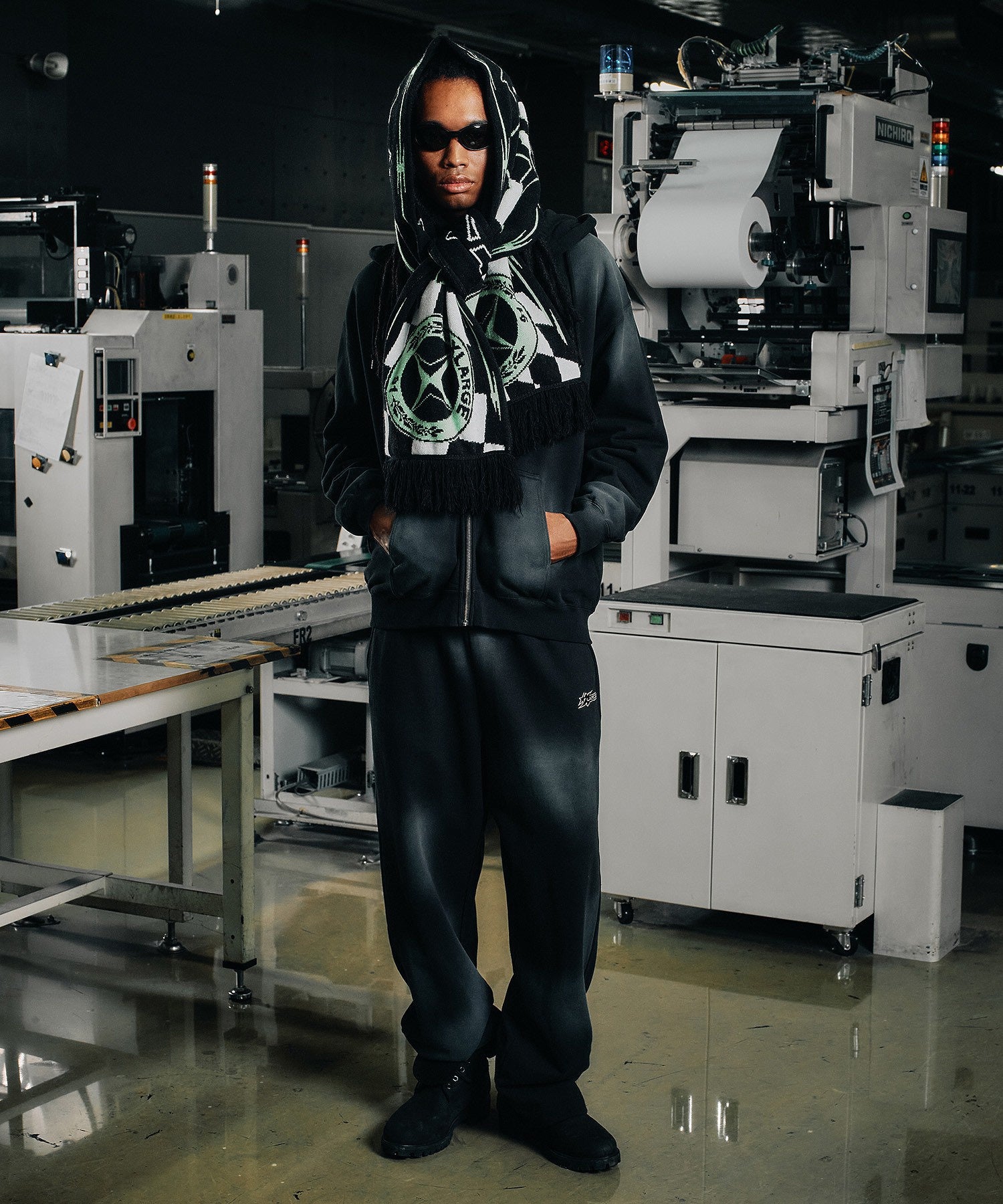 XLARGE JACQUARD SCARF