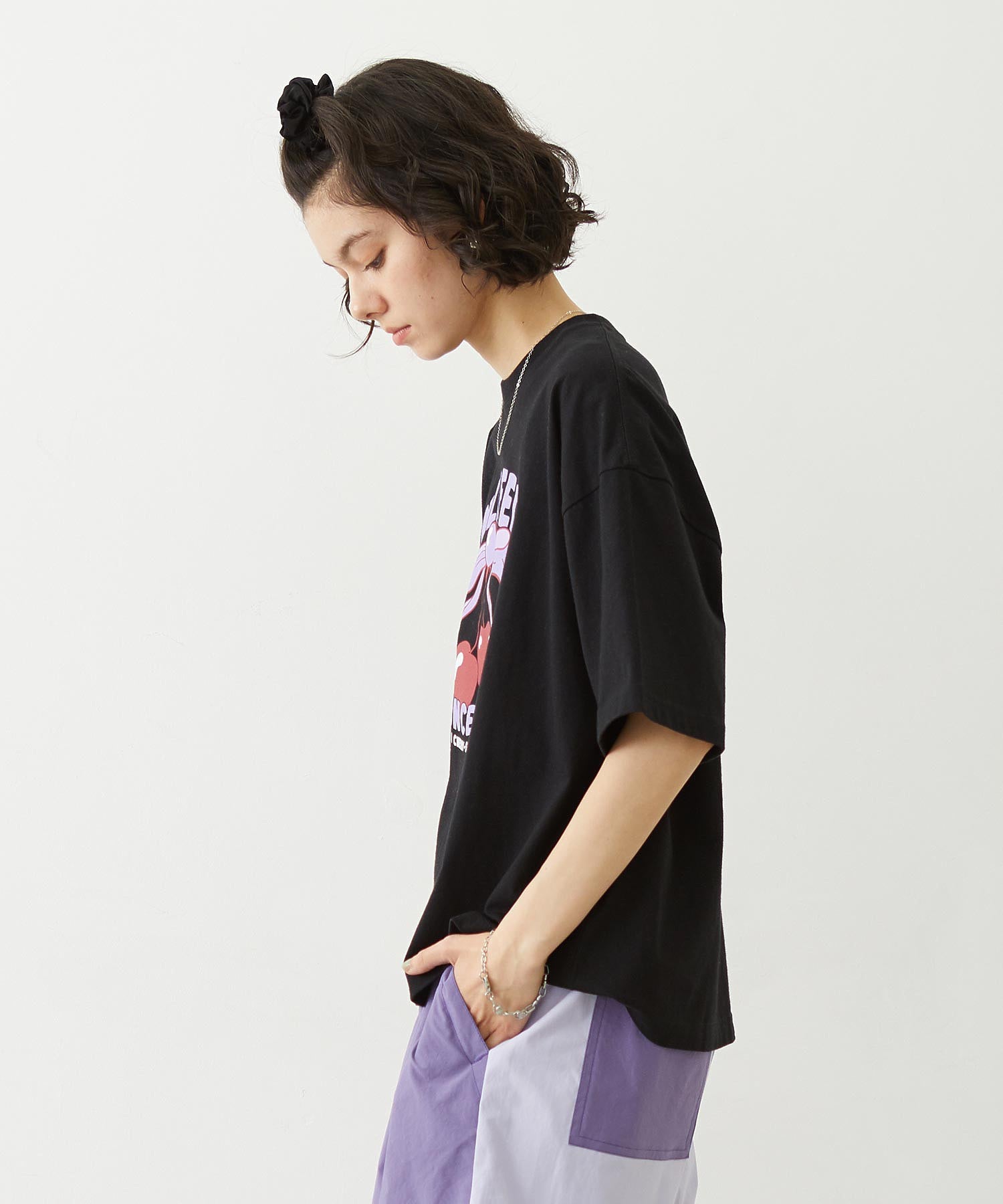 CHERRY RIBBON WIDE S/S TEE