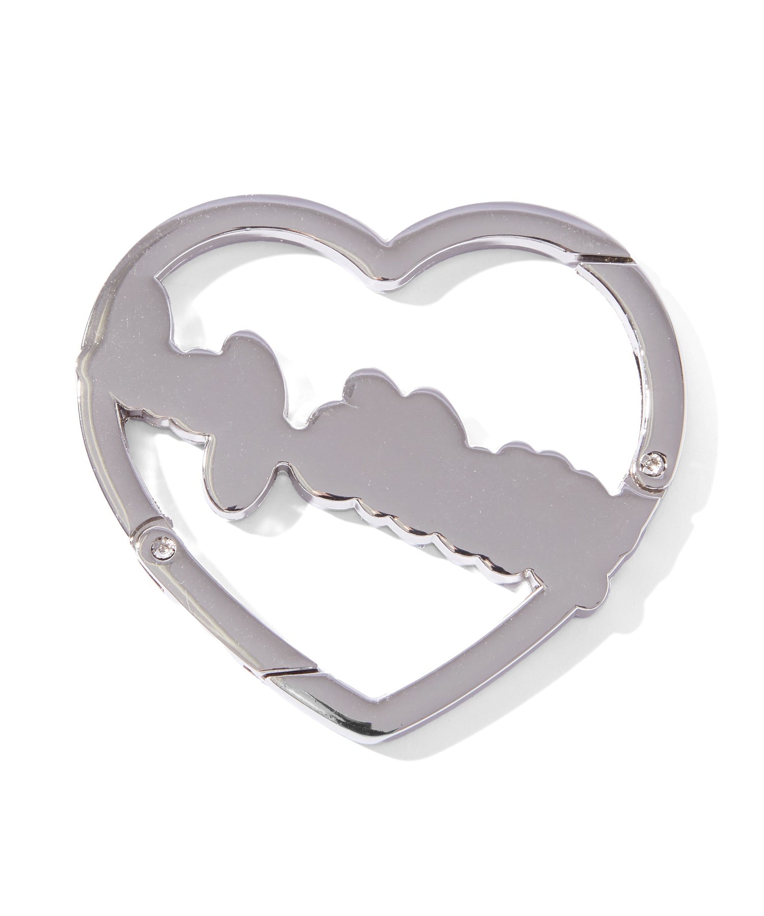 HEART LOGO METAL CARABINER