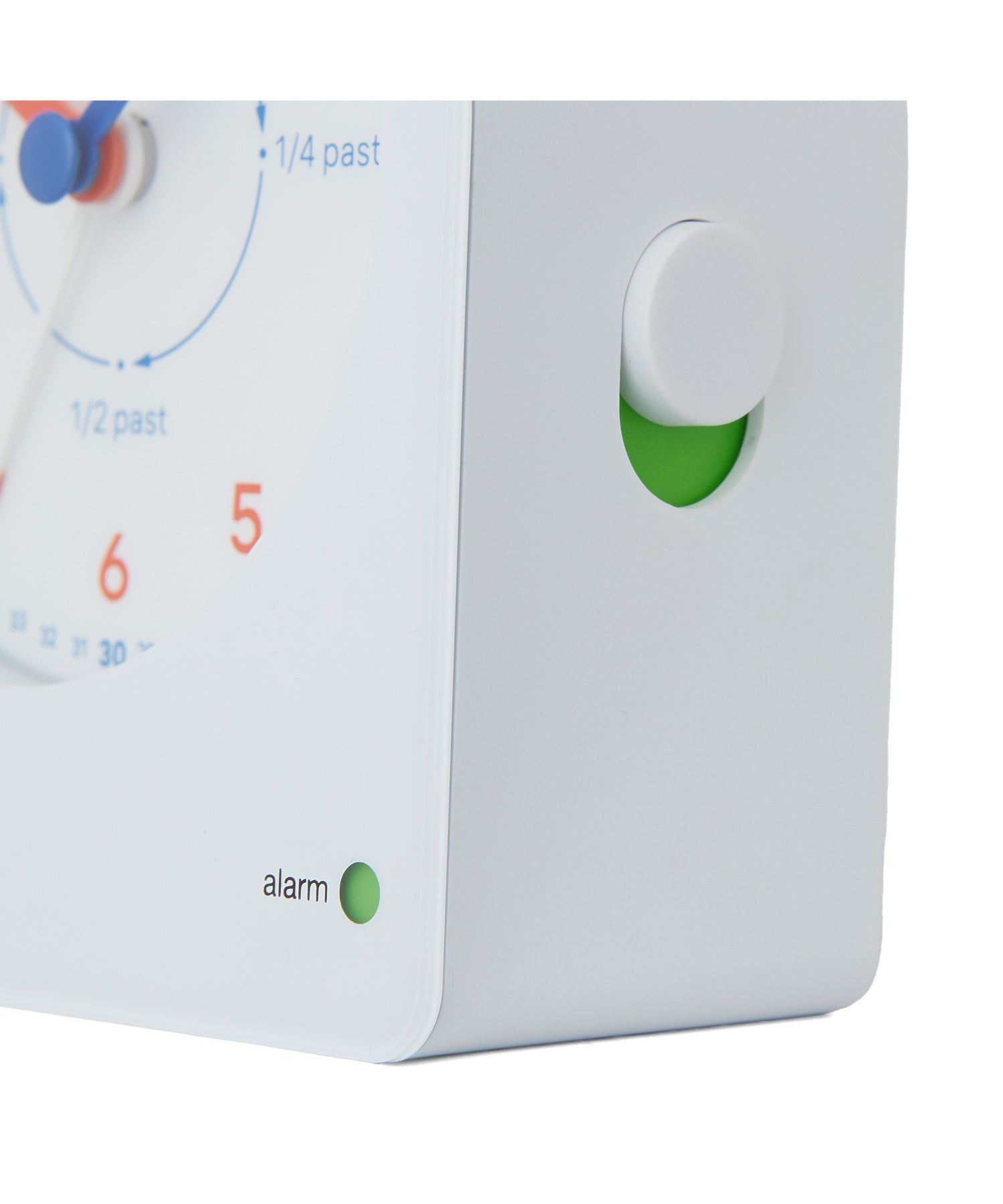BRAUN Time Teacher ALARM CLOCK BC22TW（ブラウン タイムティーチャー アナログアラーム置き時計 ホワイト×オレンジ）