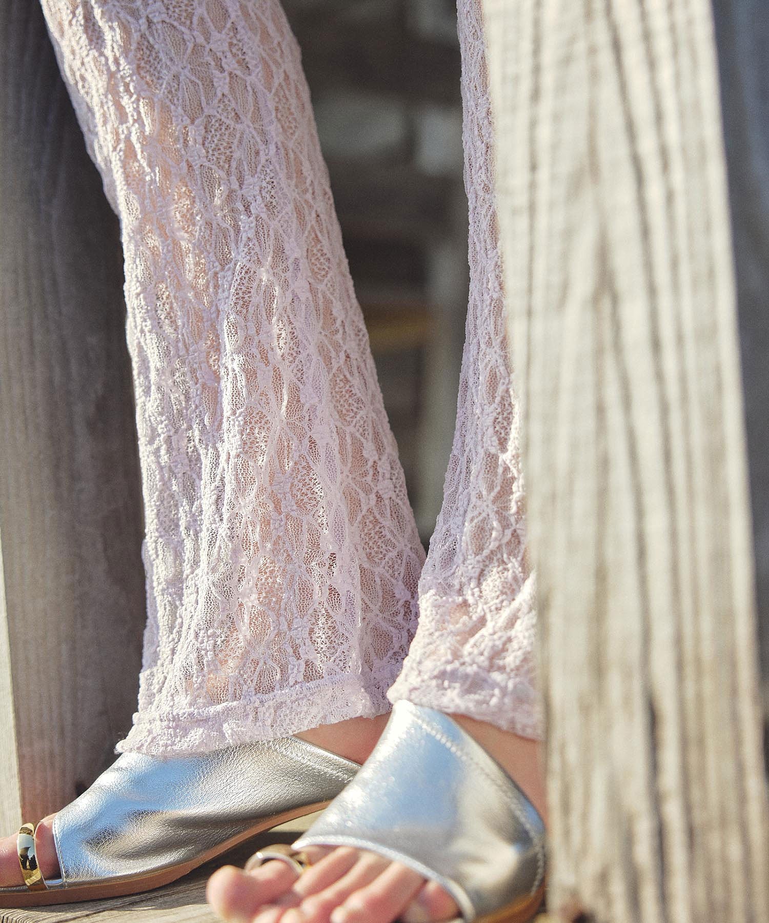 LACE FLARE PANTS
