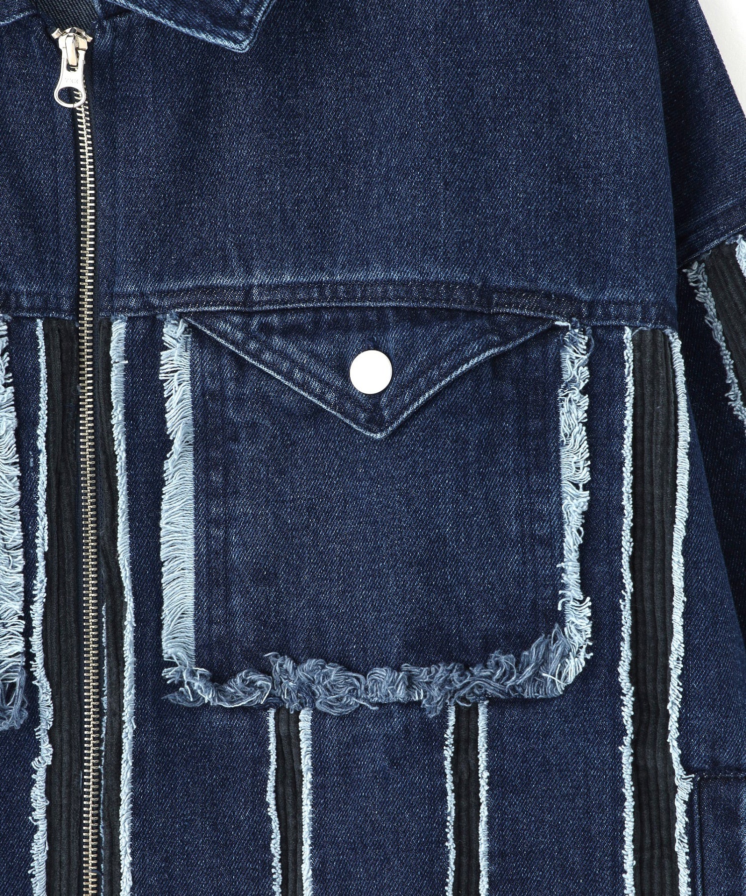 PAS UNE MARQUE/パ・ズュヌ・マルク/Double Paneled Denim Jacket PAS-594
