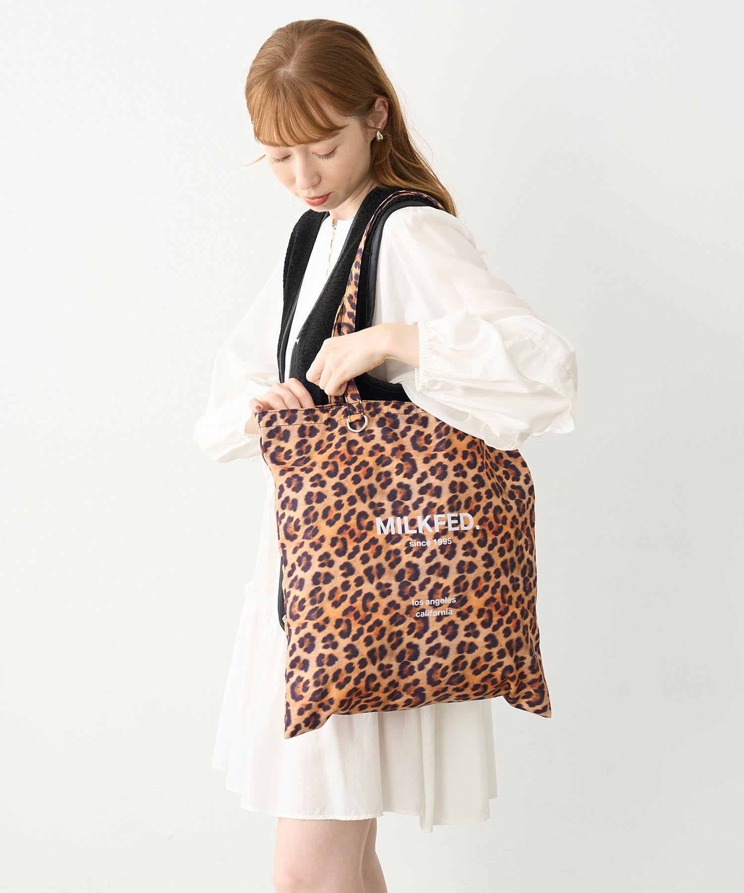 LEOPARD FLAT TOTE