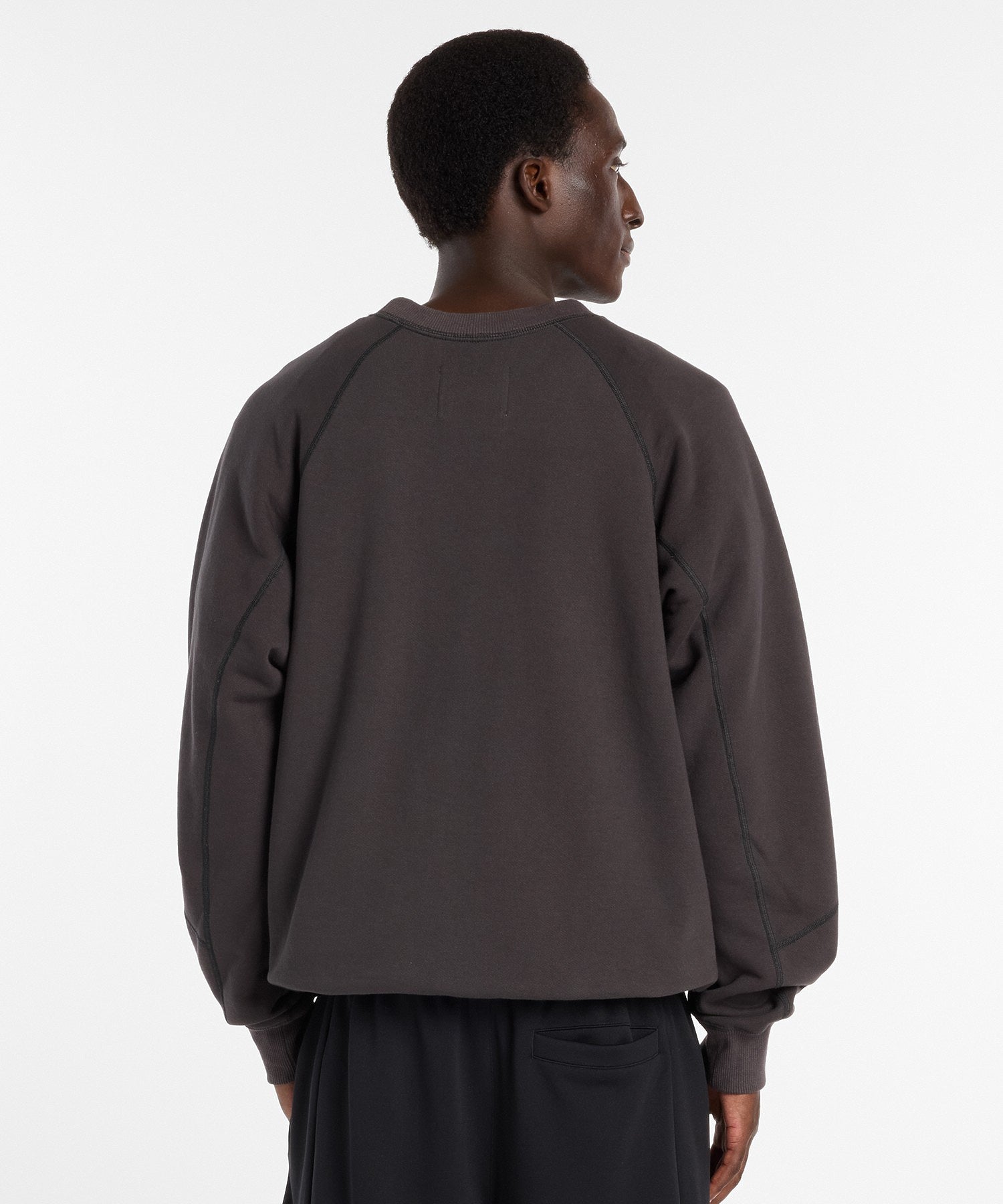 NEW BALANCE/ニューバランス/NB Grey Regular fit crew neck MT61H143