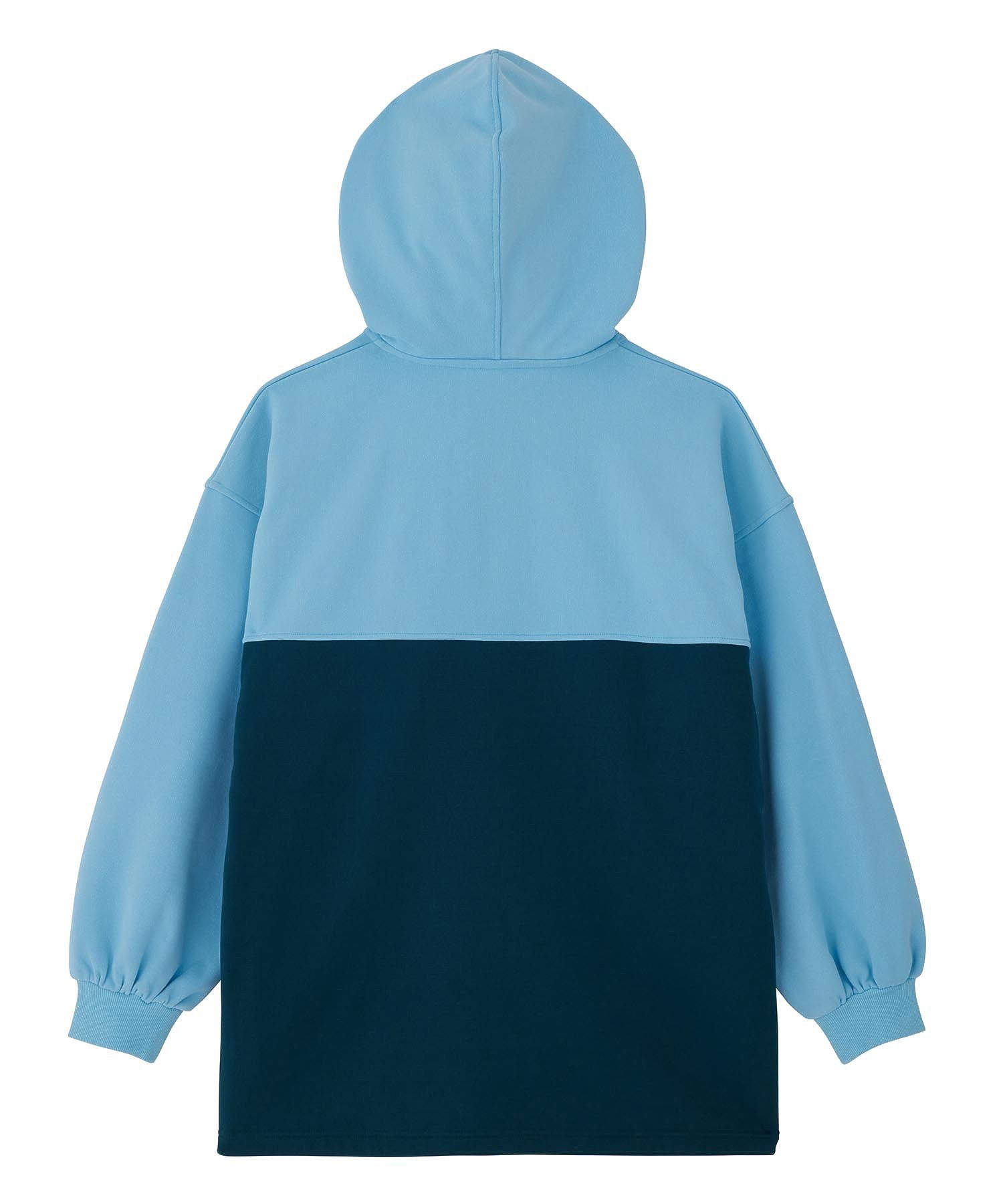 BICOLOR ANORAK SWEAT DRESS X-girl