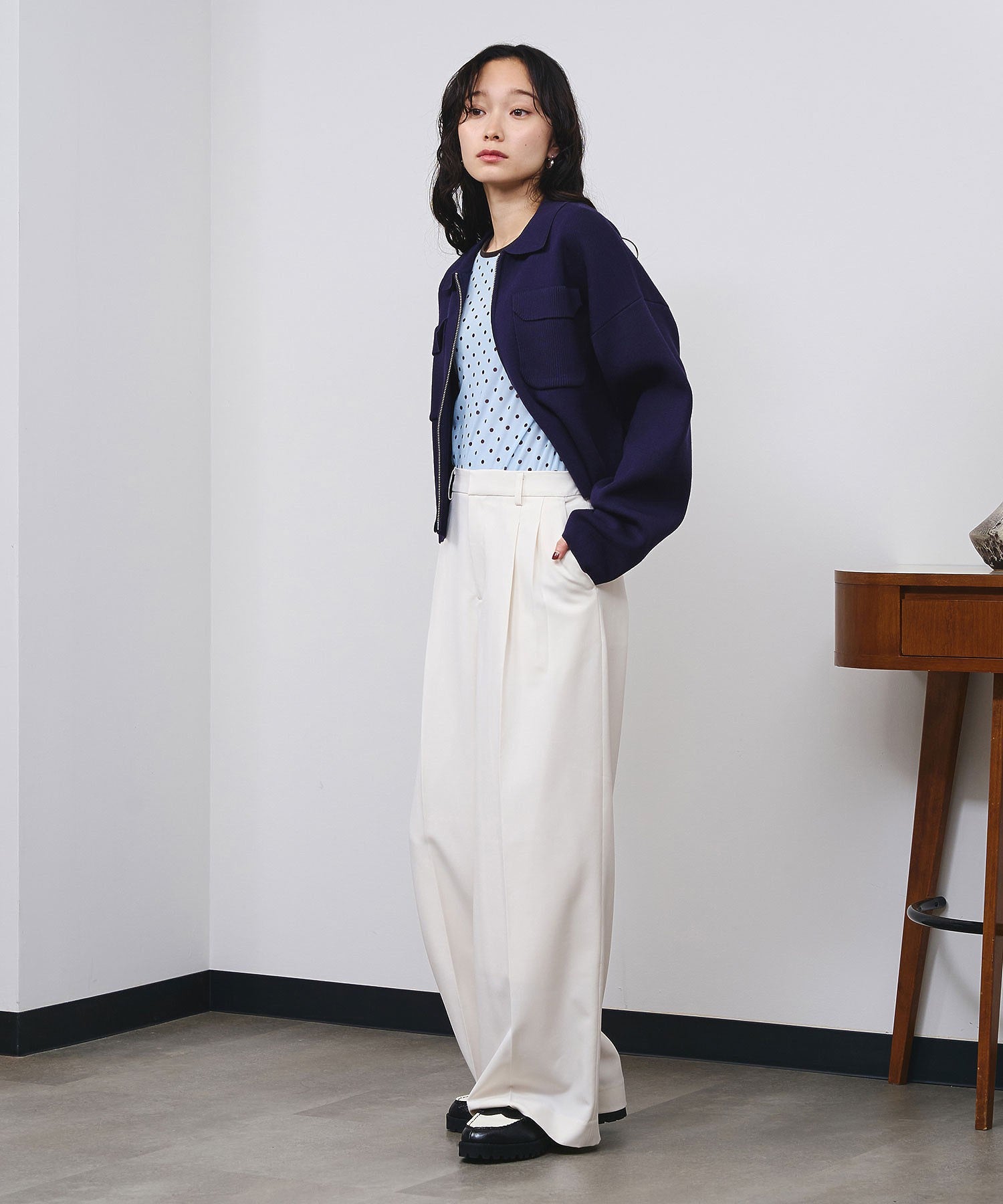 model:161cm 着用サイズ:M