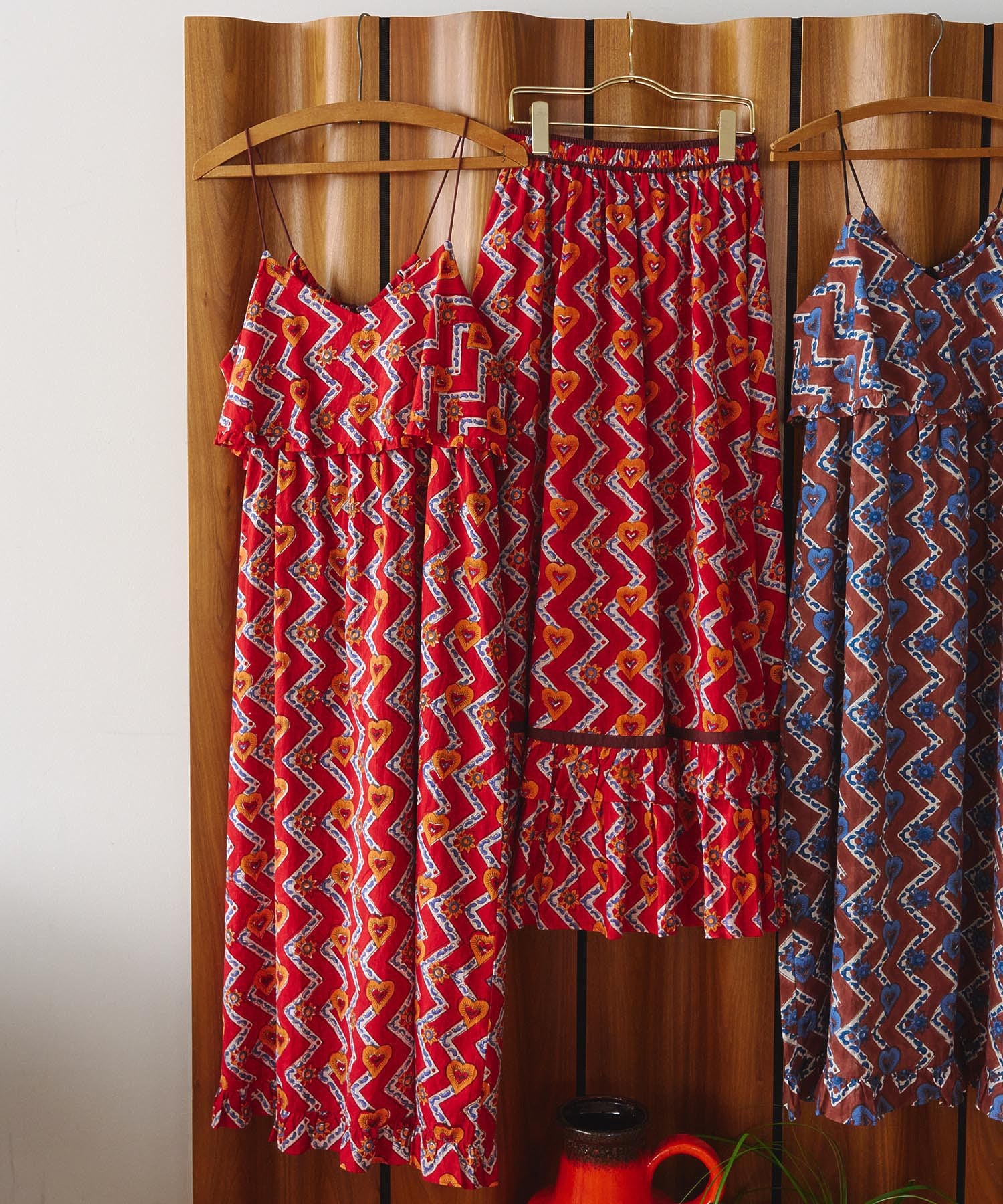 HEART PRINT SKIRT