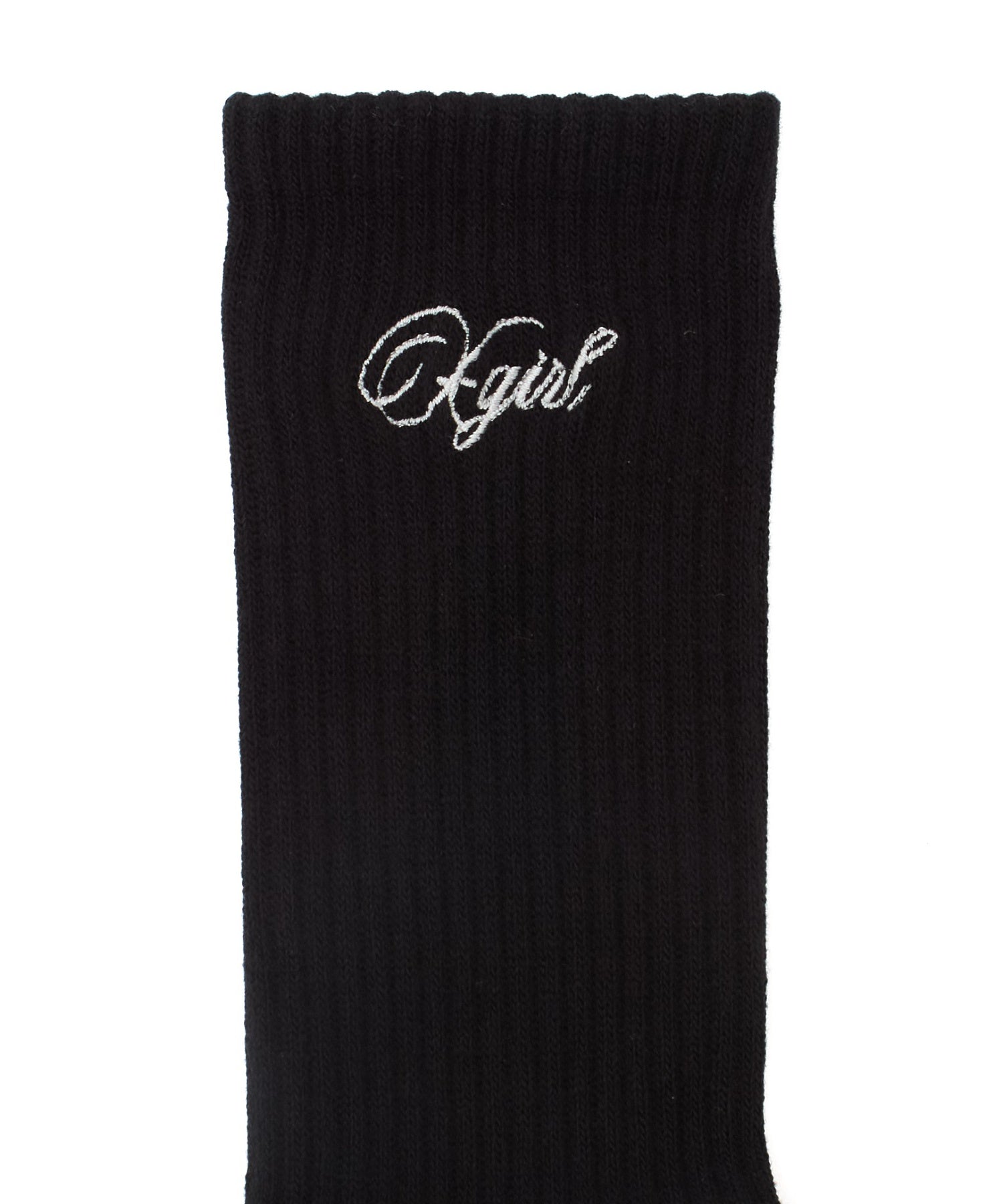 SCRIPT LOGO ONE POINT SOCKS