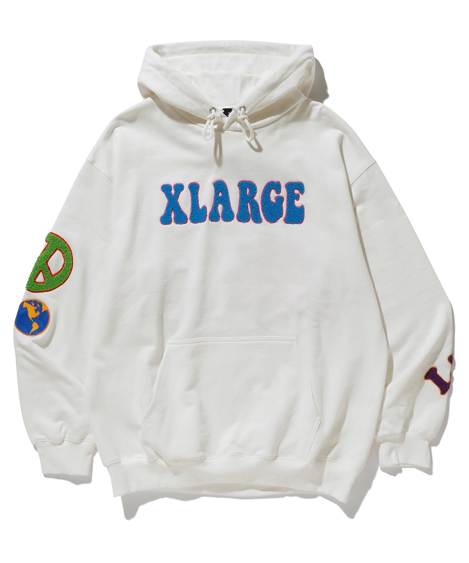 FLOWER PULLOVER HOODED SWEAT XLARGE