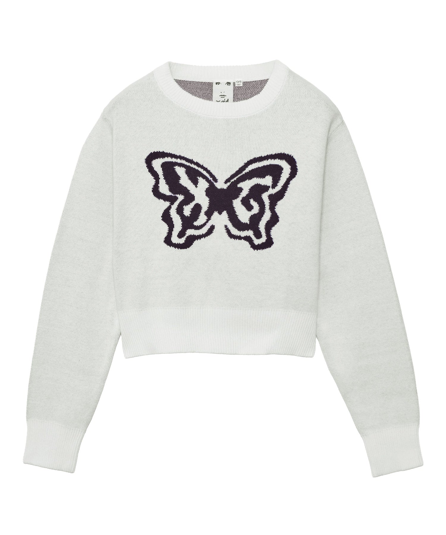 BUTTERFLY XG LOGO COMPACT KNIT TOP