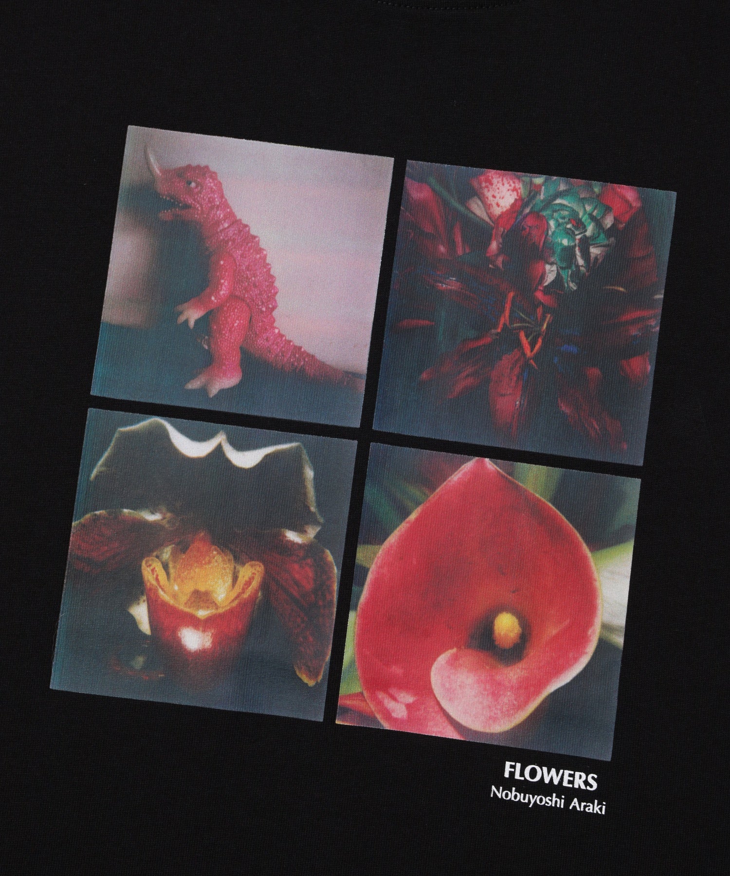 LOOSEJOINTS/ルーズジョインツ/FLOWERS S/S TEE LF26JS008NA BLK