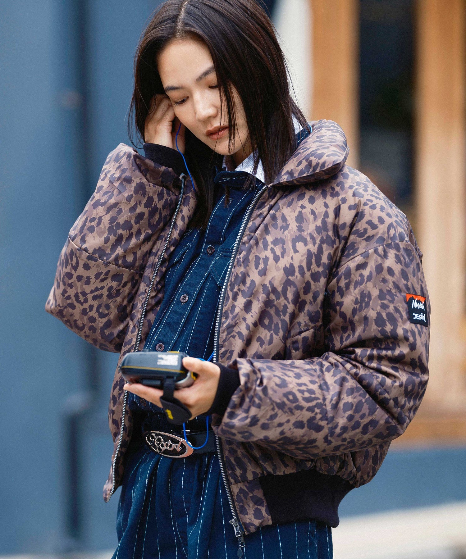 X-girl x NANGA PUFFER JACKET