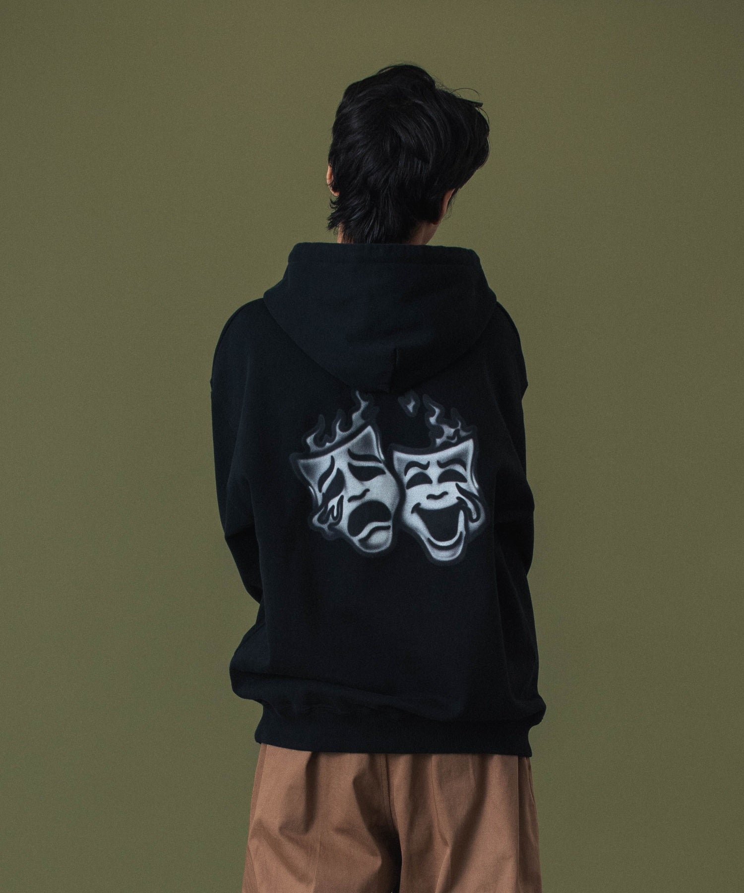 AIRBRUSH PULLOVER HOODED SWEATSHIRT