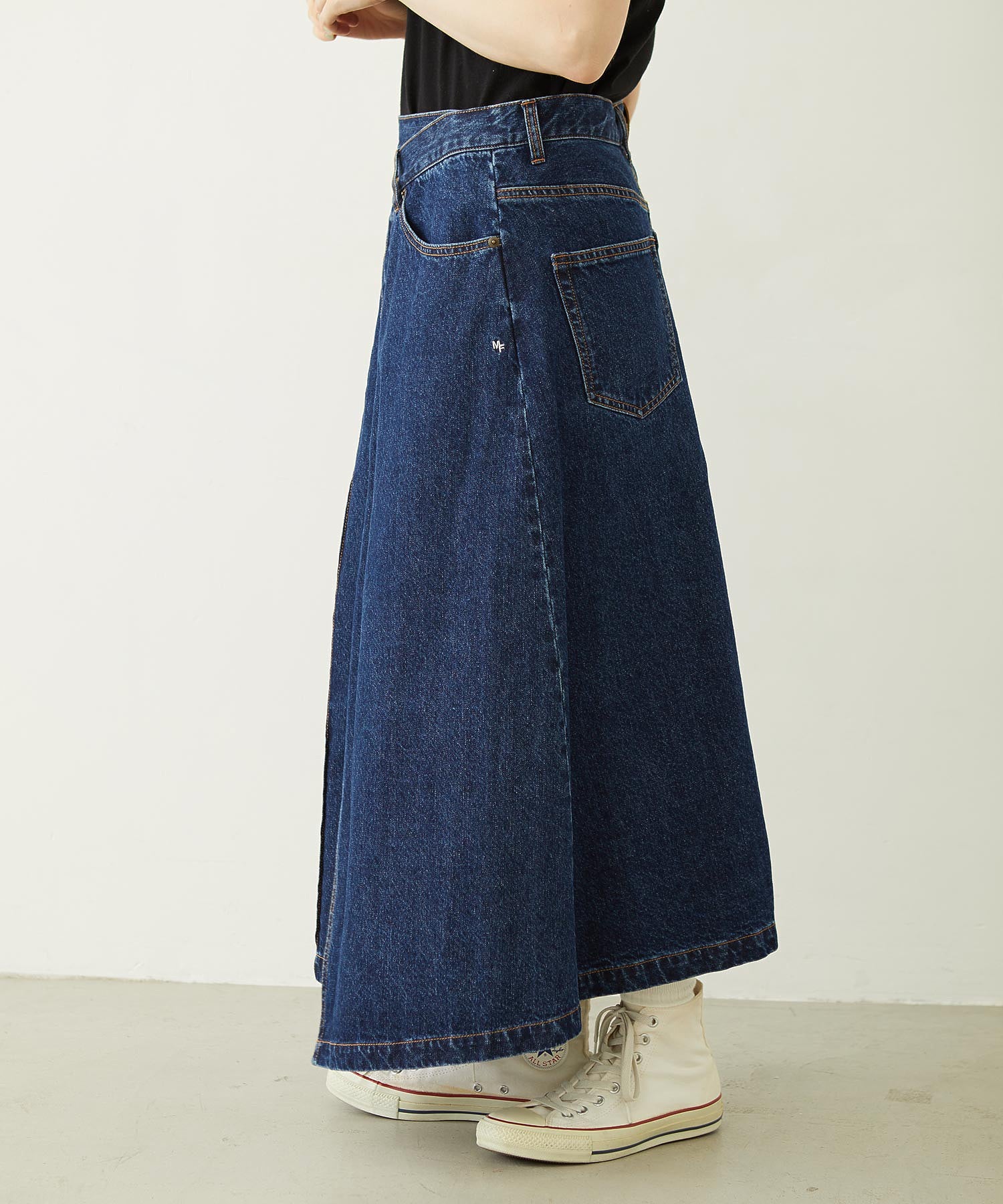 ASYMMETRICAL LONG SKIRT