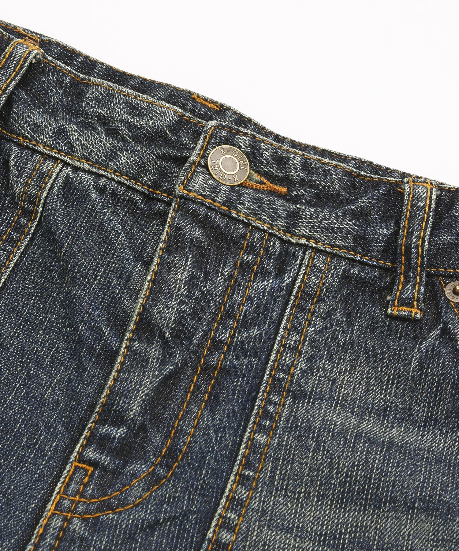 FRONT POCKET DENIM PANTS