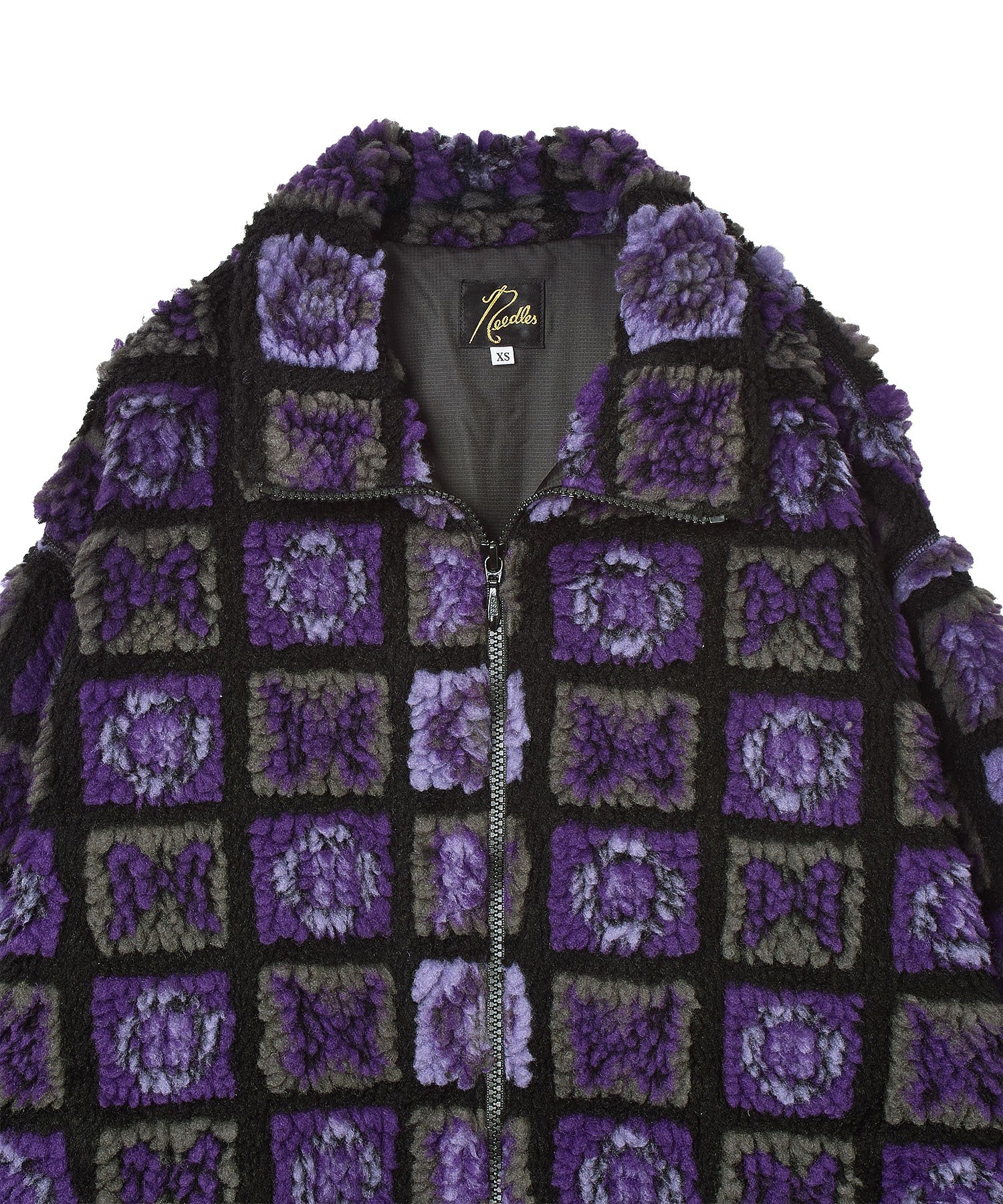 NEEDLES/FUR JACKET - PAPILLON PLAID PILE