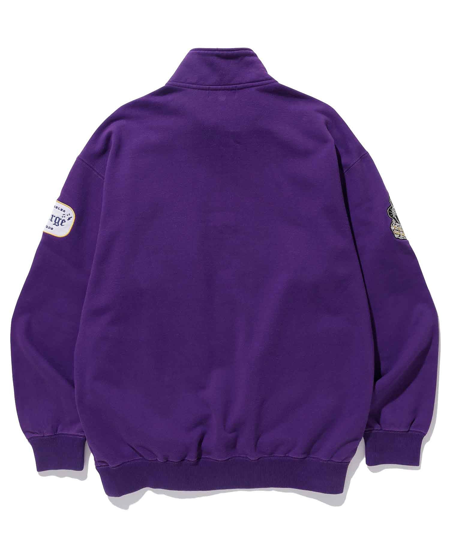 XL RECORDS HALF ZIP PULLOVER SWEAT