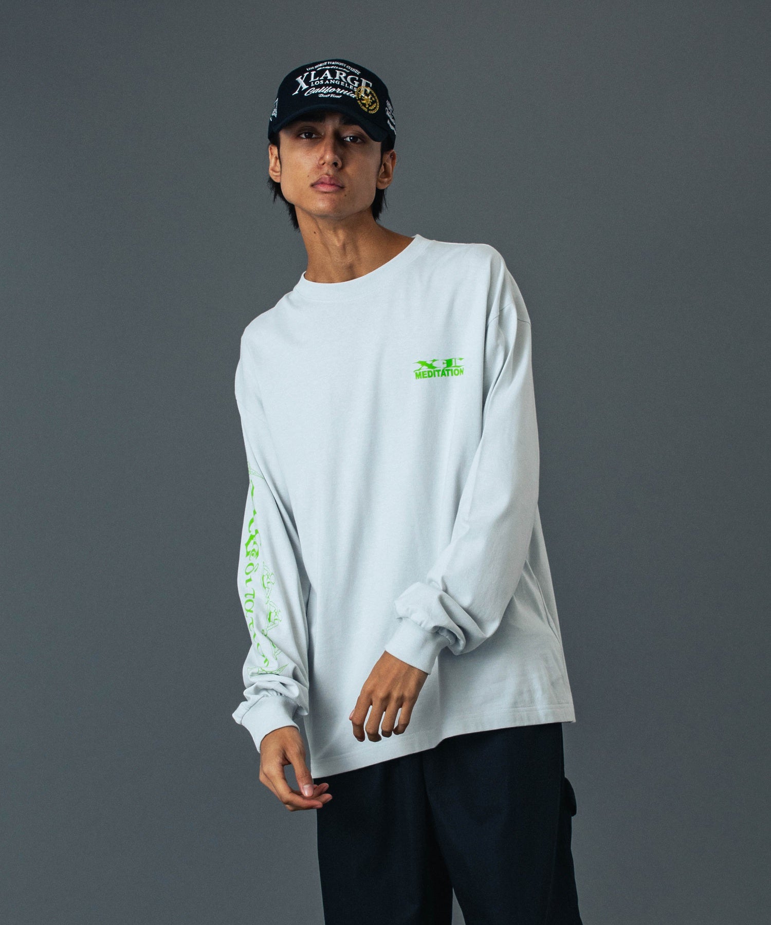 MODEL 身長183cm / 着用サイズ：Lサイズ