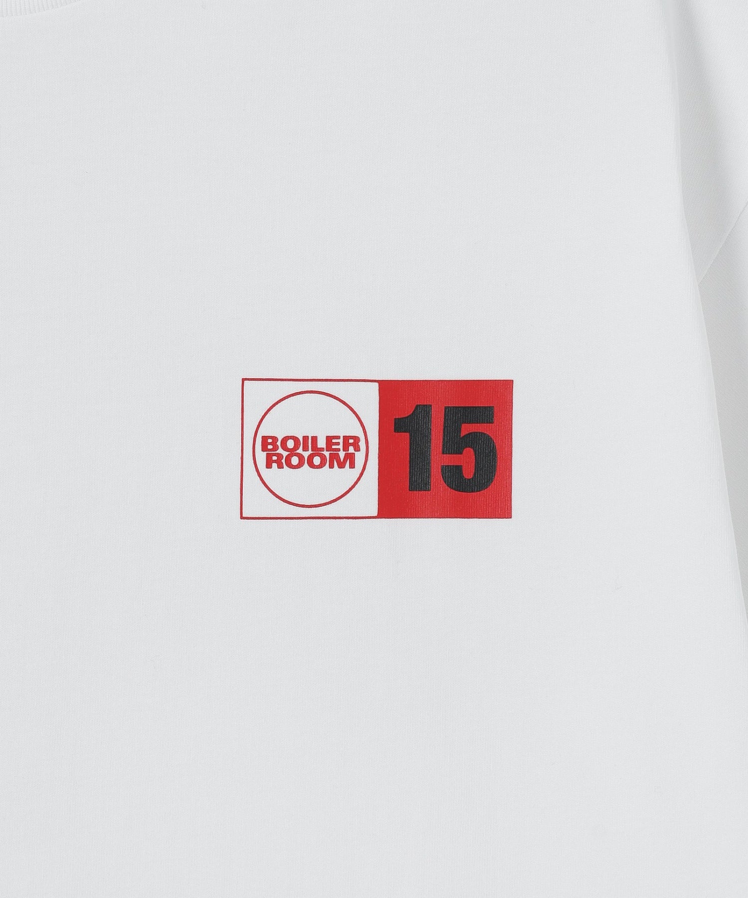 BOILER ROOM/ボイラールーム/15 YEARS CAMERA T-SHIRT AW25SS46WHT