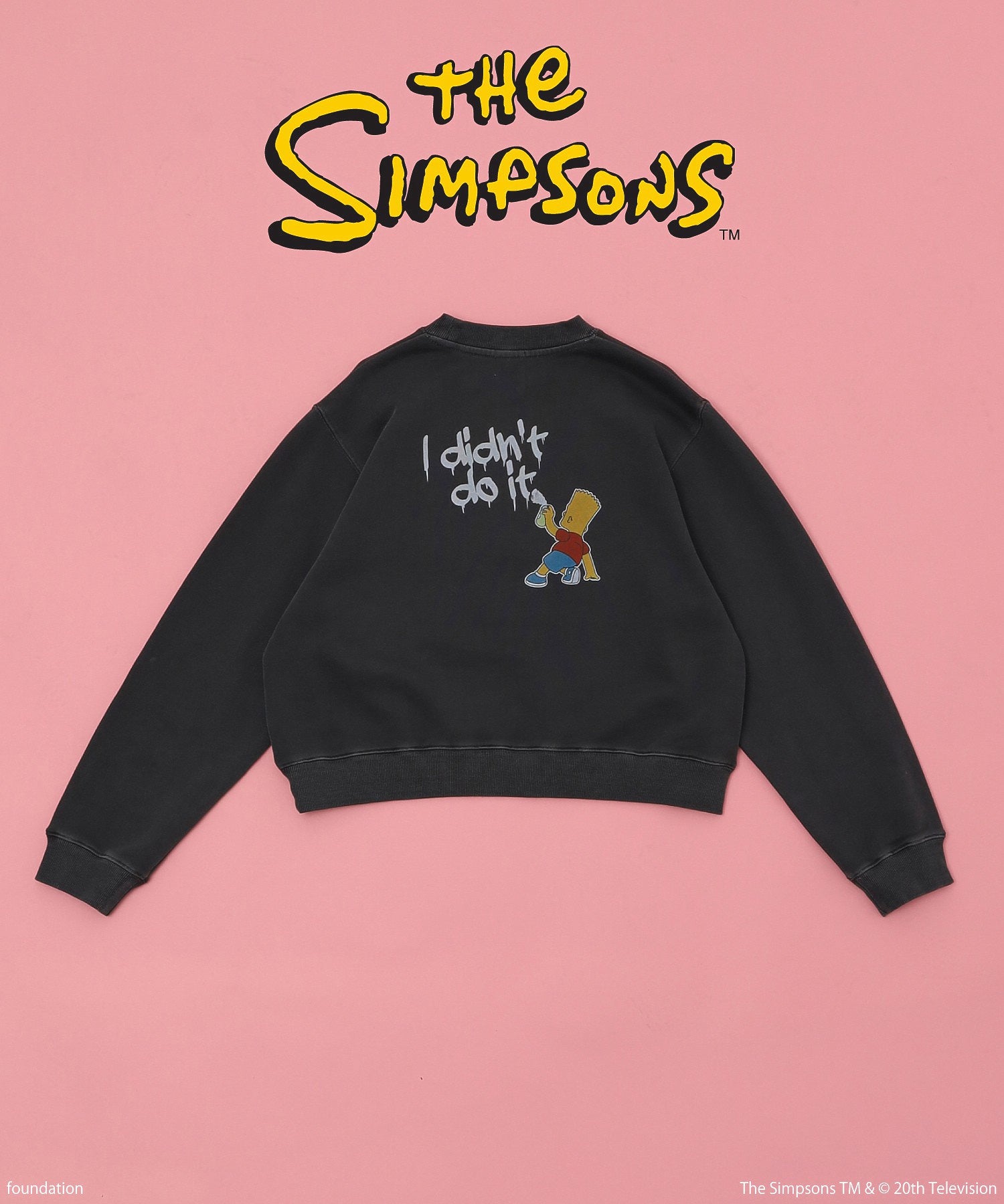 THE SIMPSONS / CROPPED SWEAT
