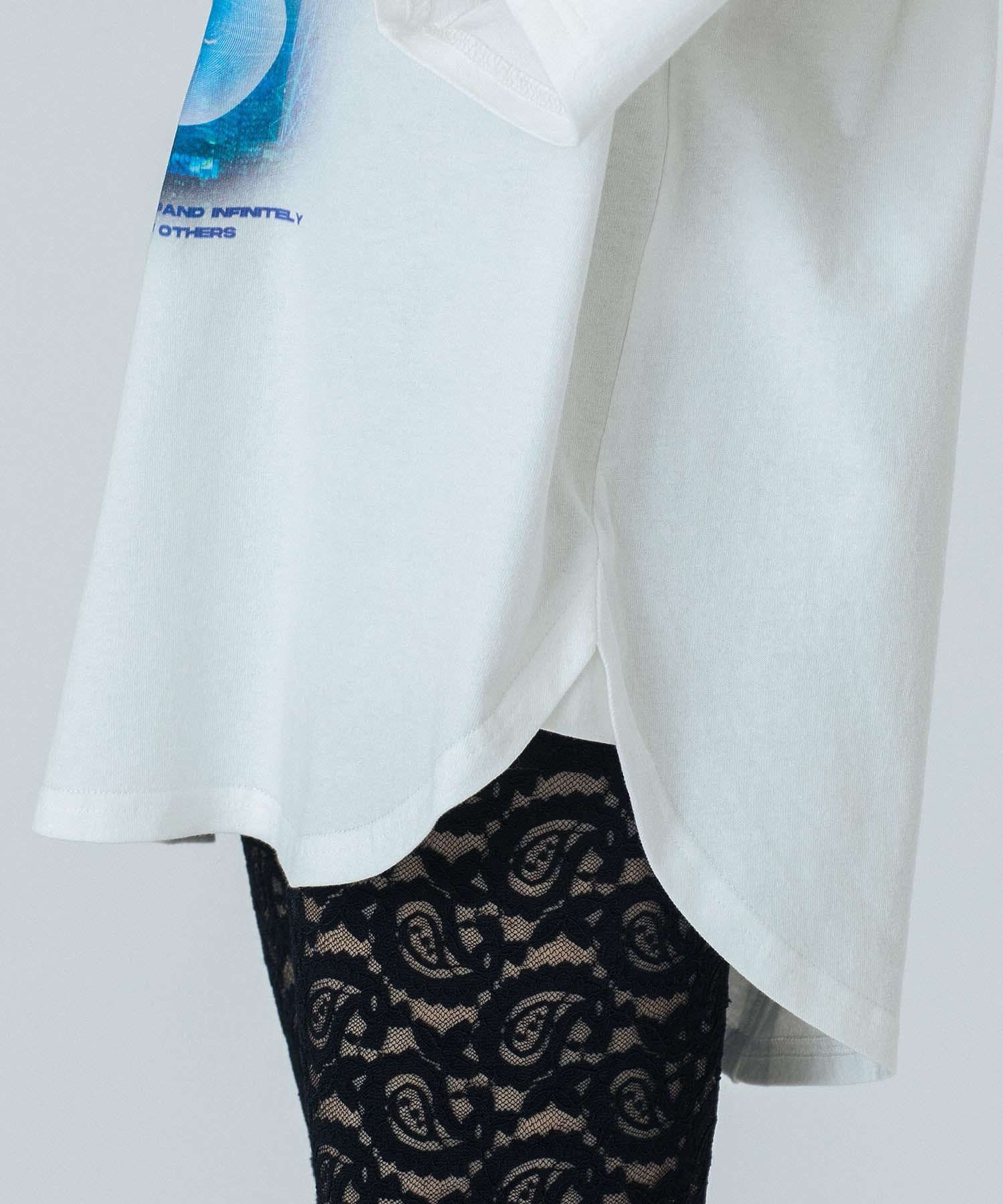OKIRAKU×ROSEBUD/GRAPHIC BIG TEE