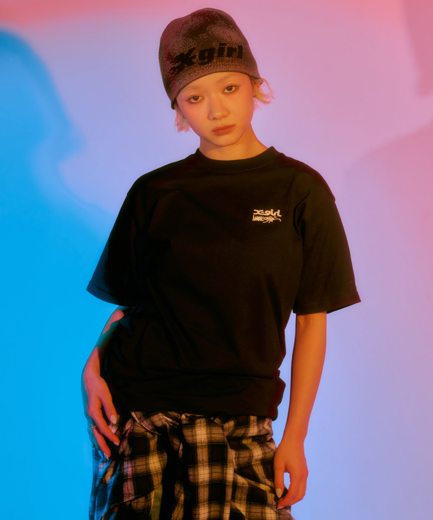X-girl × Mark Bode S/S TEE