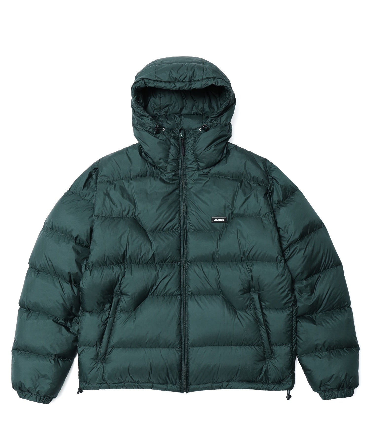 RIPSTOP HOODED DOWN JACKET
