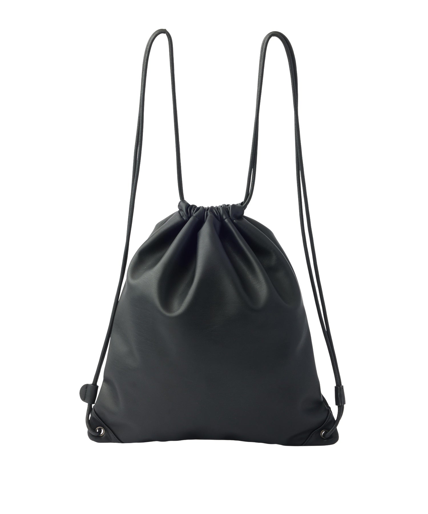 XG EMBLEM FAUX LEATHER KNAPSACK