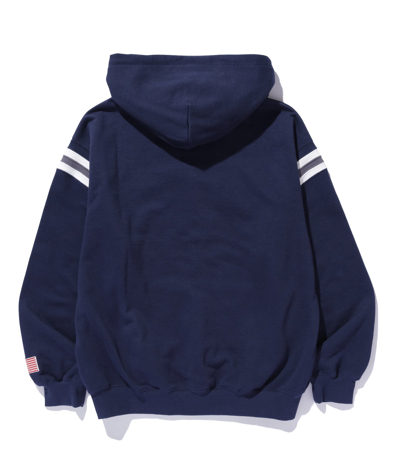 LINE ZIP UP HOODED SWEATSHIRT